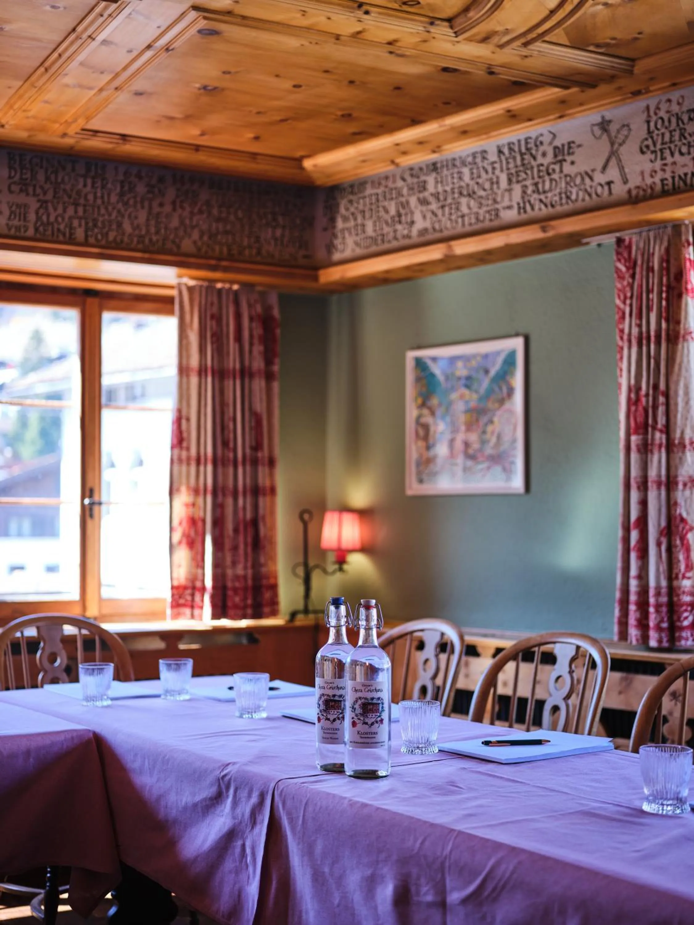 Meeting/conference room in Hotel Chesa Grischuna