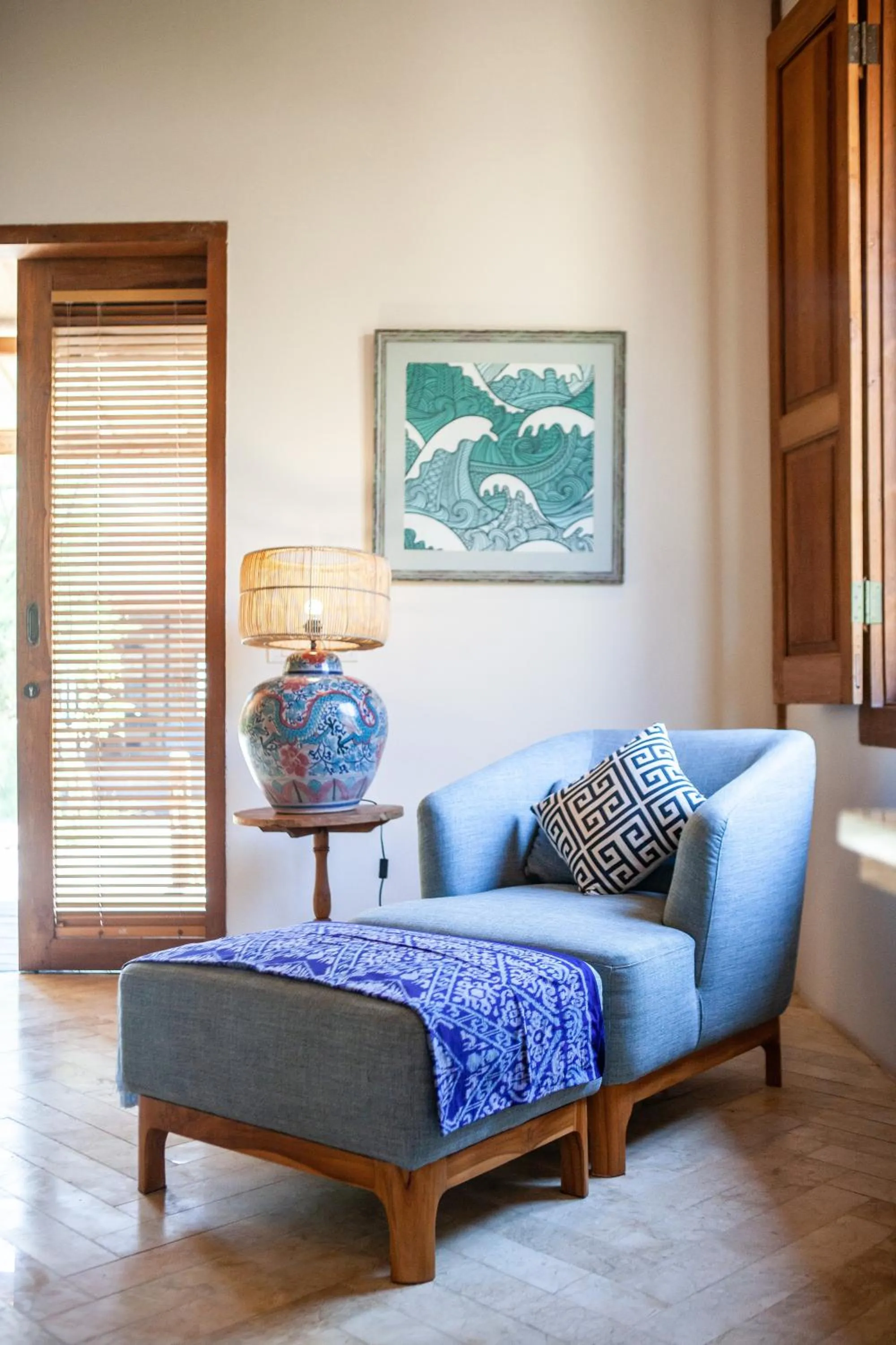 Seating area in Villa Pulau Cinta Boutique Suites