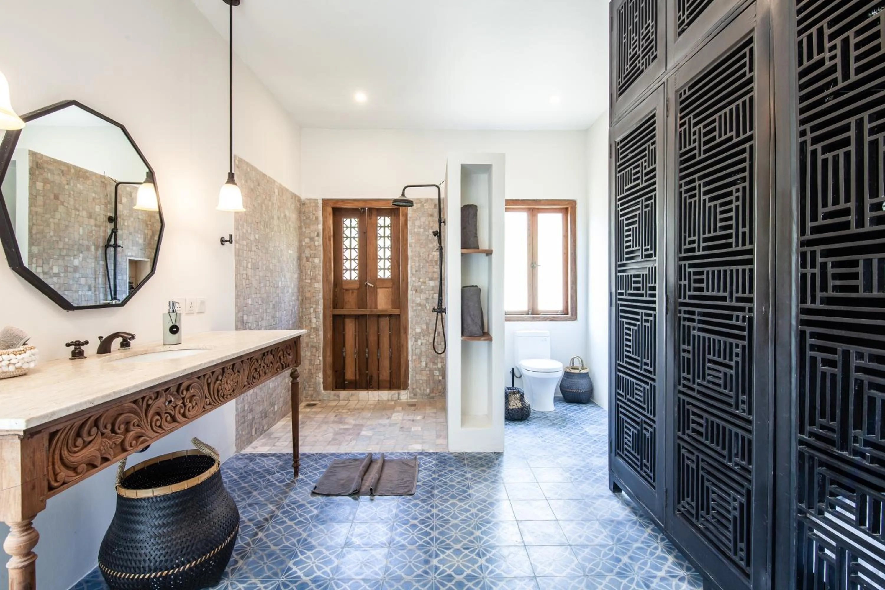 Shower in Villa Pulau Cinta Boutique Suites