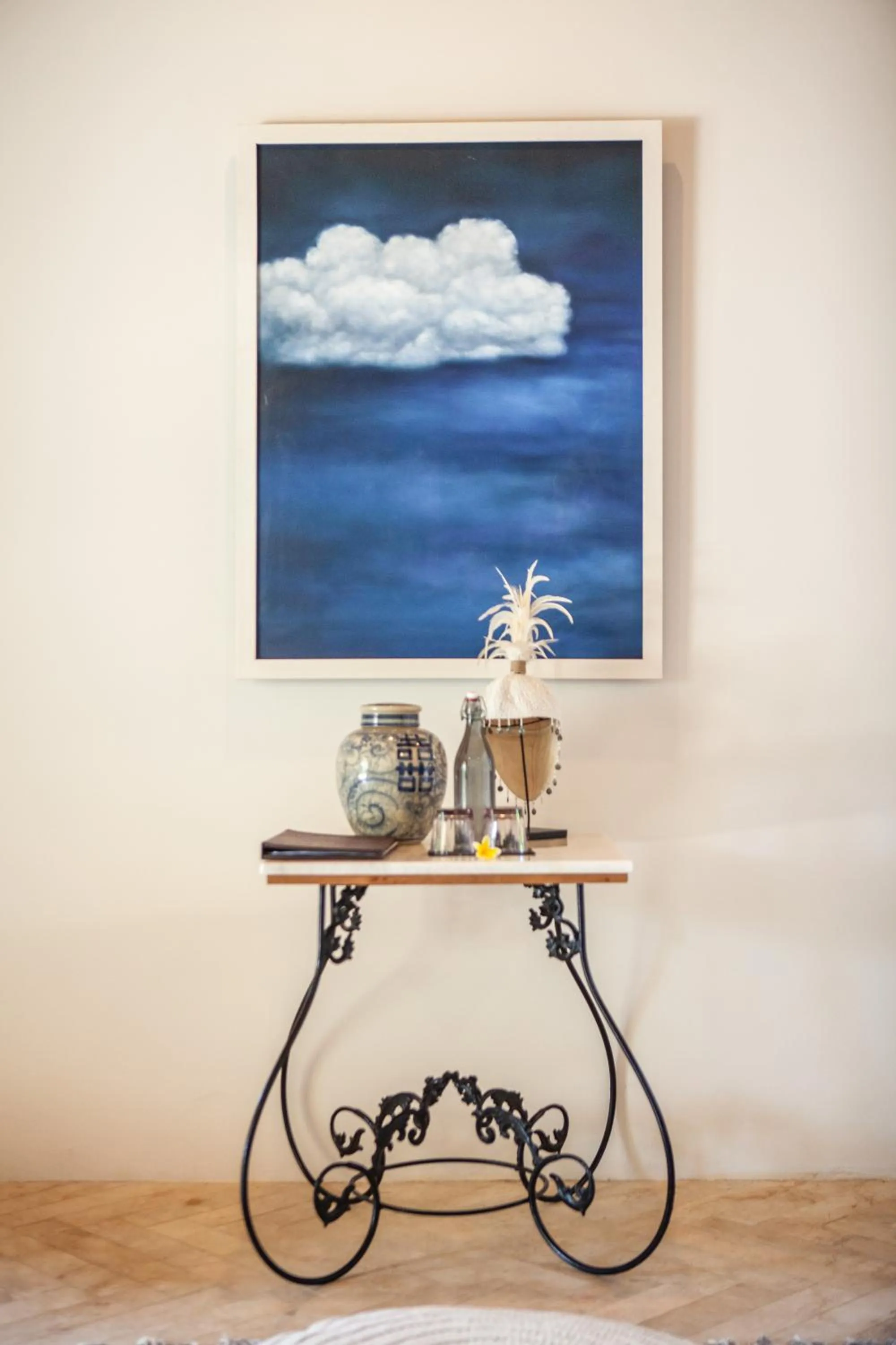 Decorative detail in Villa Pulau Cinta Boutique Suites