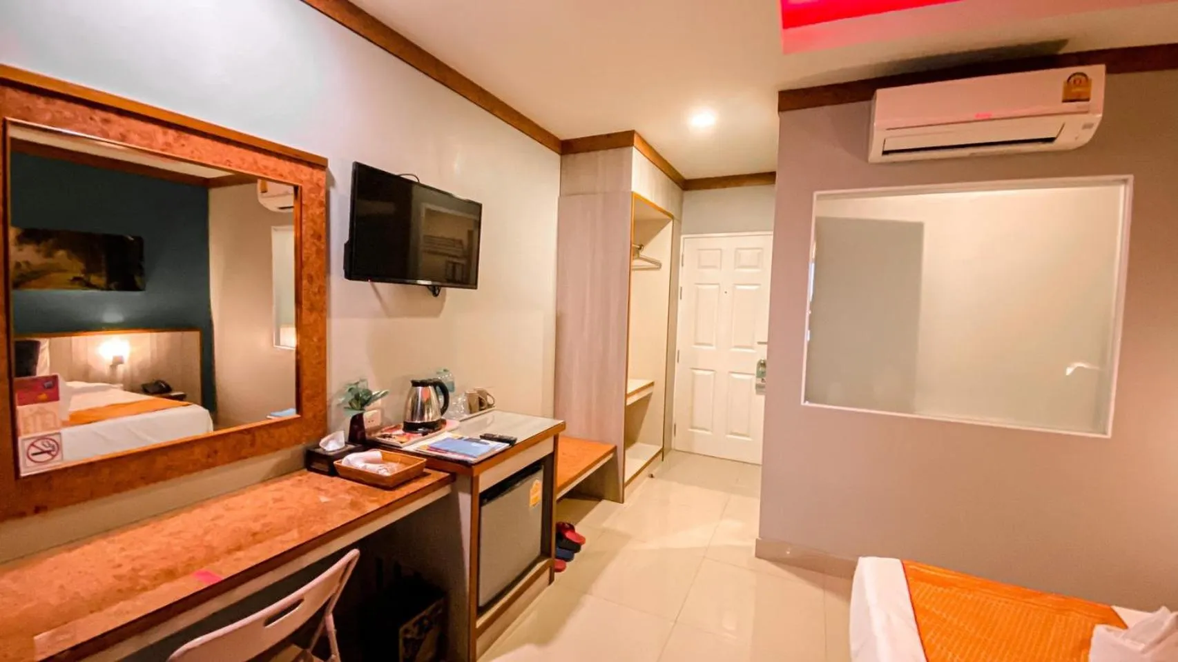 Photo of the whole room, Bed in K2 Hotel at Thachang