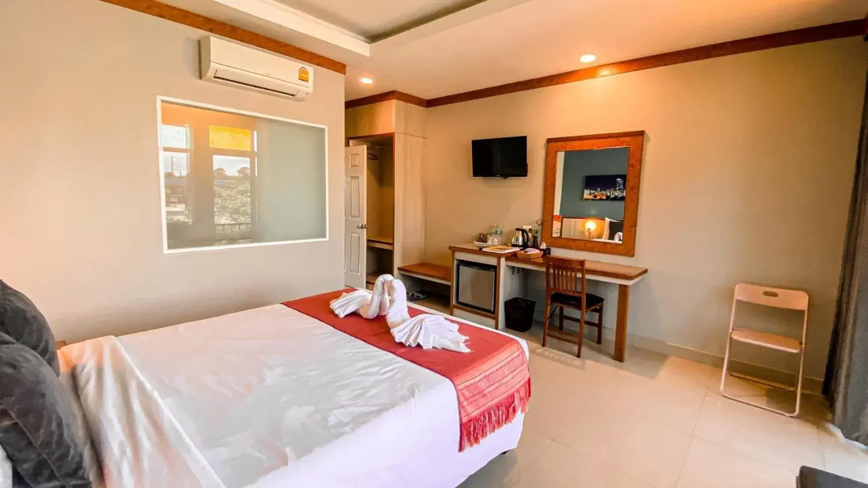 Standard Double Room in K2 Hotel at Thachang Standard Double Room in K2 Hotel at Thachang