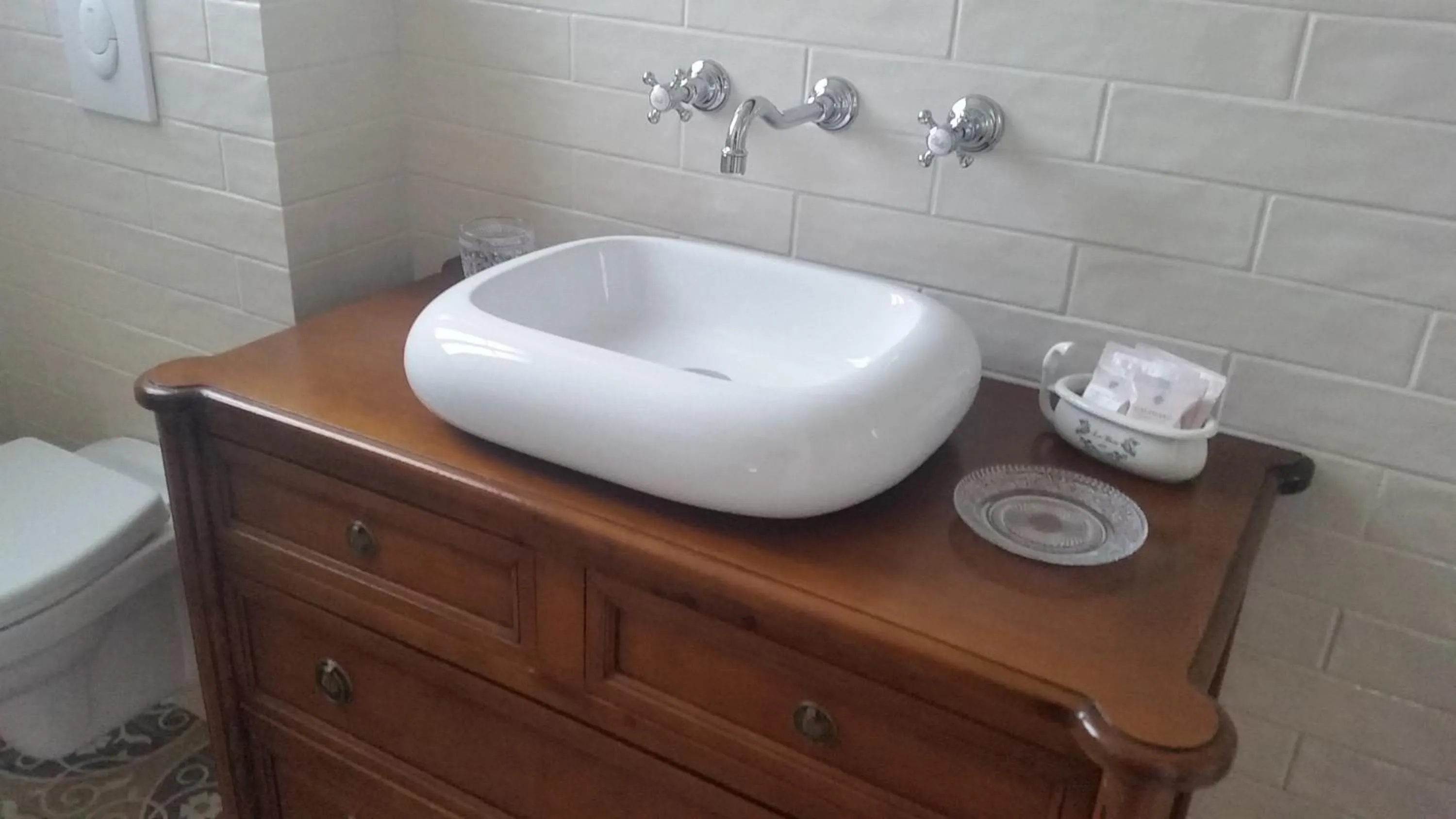 Bathroom in B&B Villa Blanche