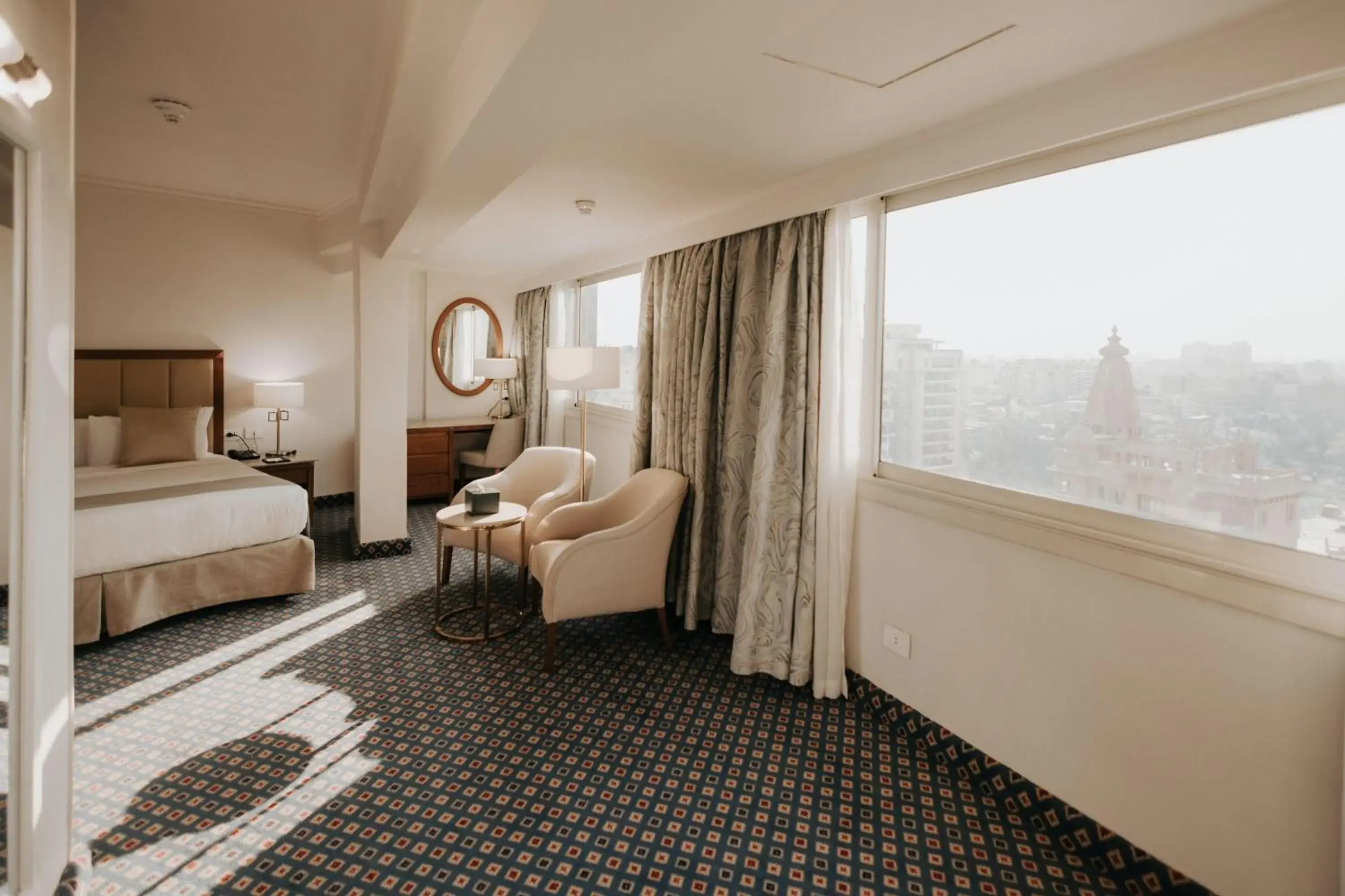 View (from property/room), Bed in Baron Hotel Cairo View (from property/room), Bed in Baron Hotel Cairo