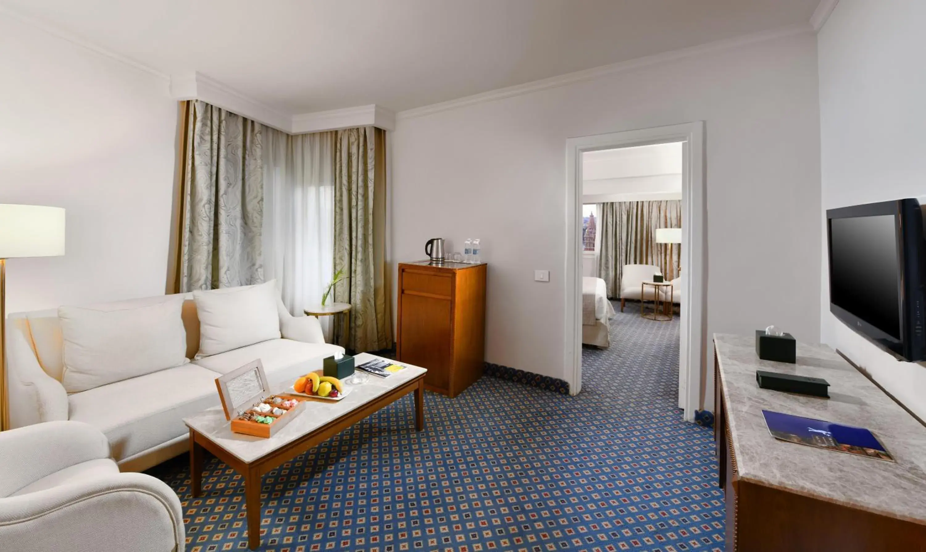 View (from property/room), Bed in Baron Hotel Cairo View (from property/room), Bed in Baron Hotel Cairo