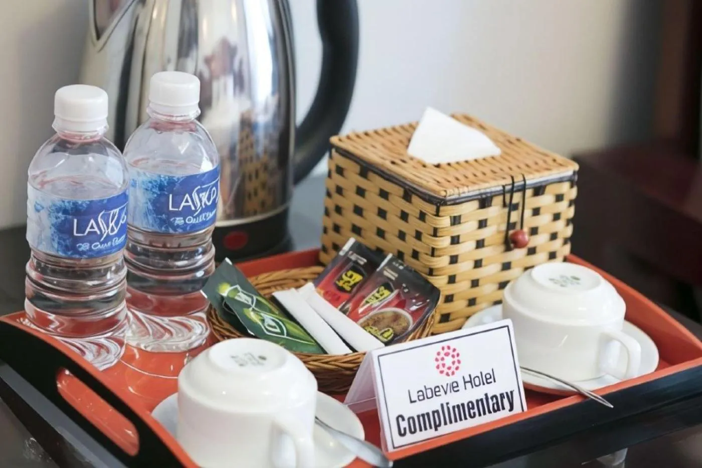 Coffee/tea facilities in Labevie Hotel