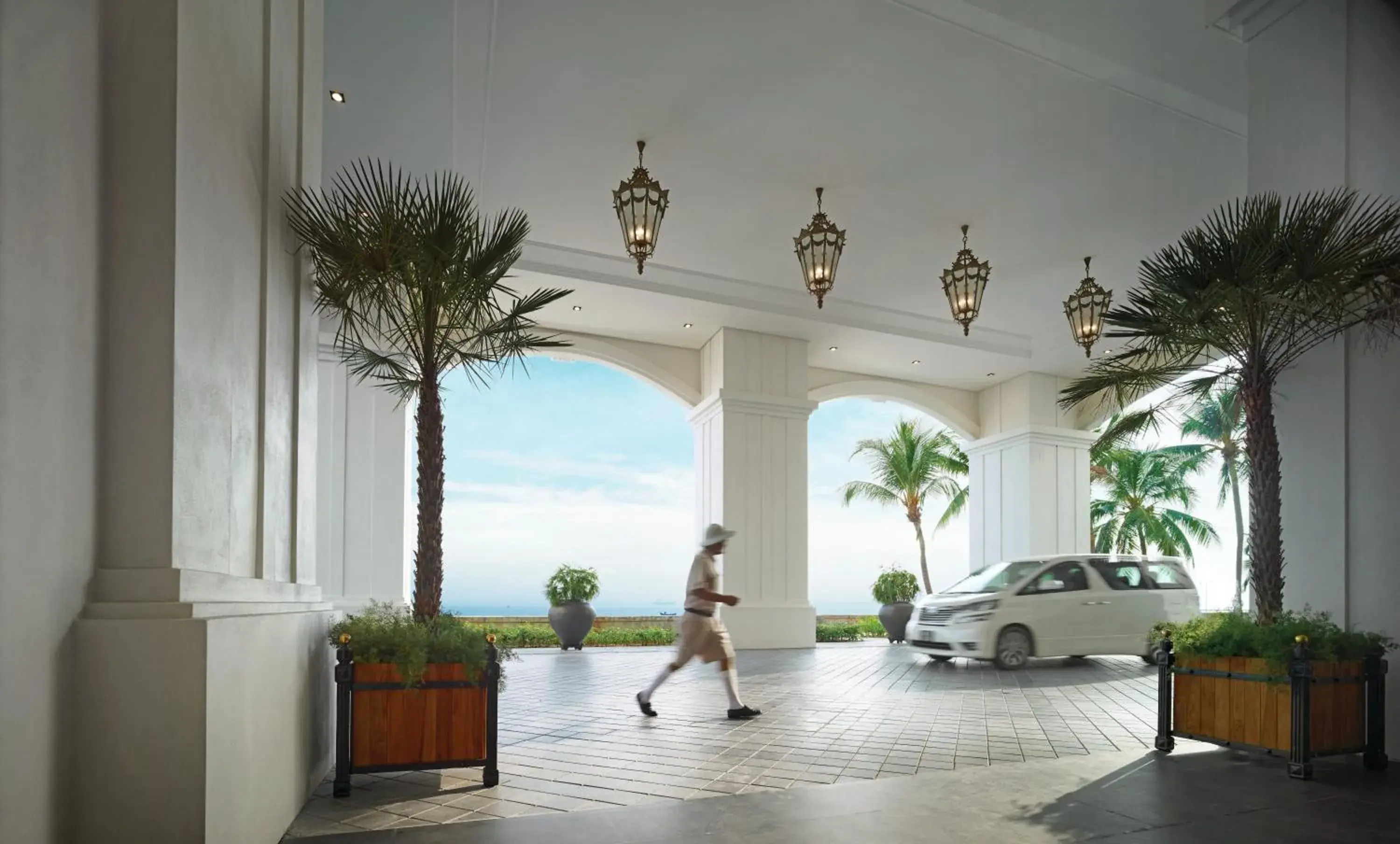 Facade/entrance in Eastern & Oriental Hotel Facade/entrance in Eastern & Oriental Hotel