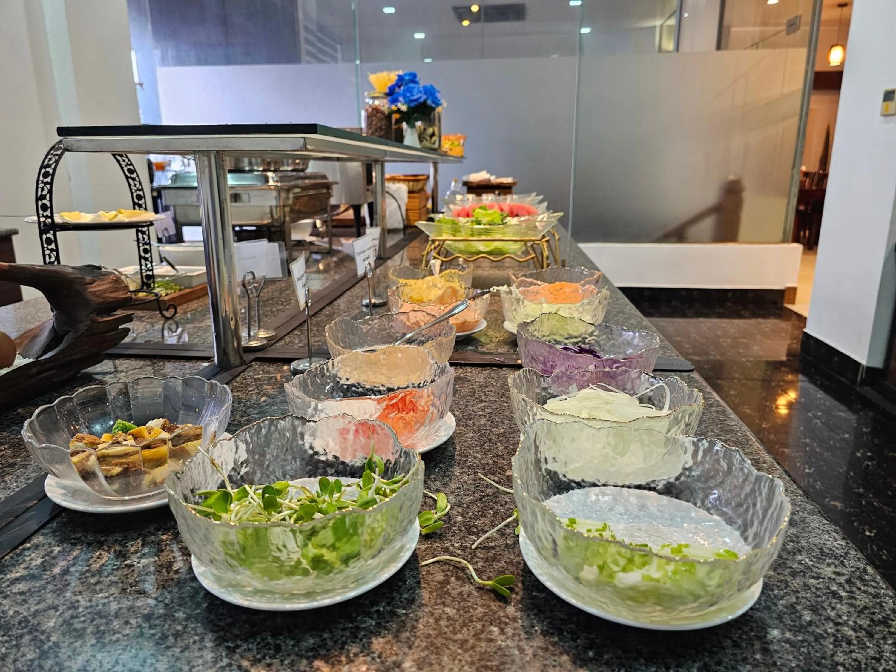 Buffet breakfast in Family Boutique Hotel