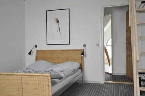 Bathroom, Bed in Lundsgaard Bed & Breakfast