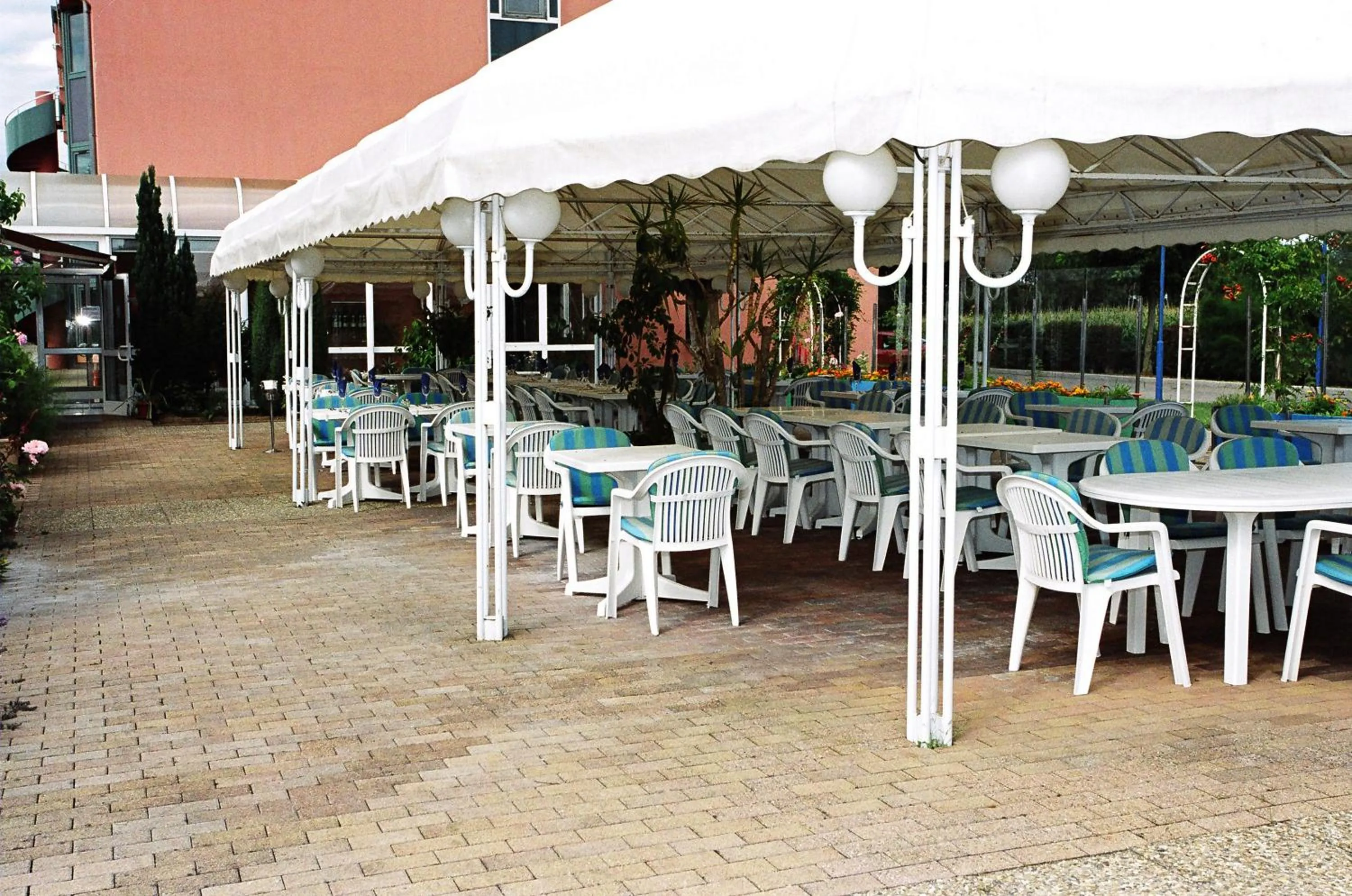 Balcony/Terrace in Hotel Restaurant La Tour Romaine - Haguenau - Strasbourg Nord