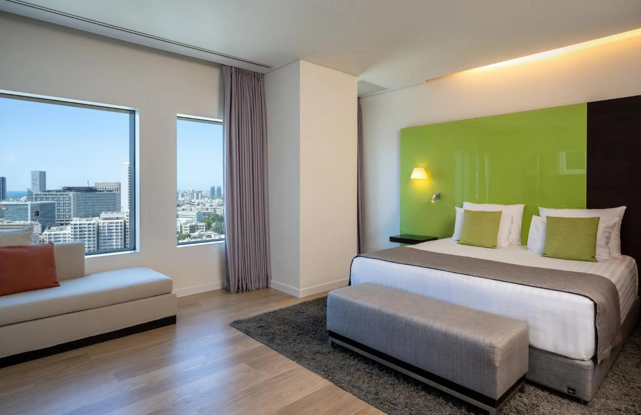 Photo of the whole room, Bed in Crowne Plaza Tel Aviv City Center by IHG