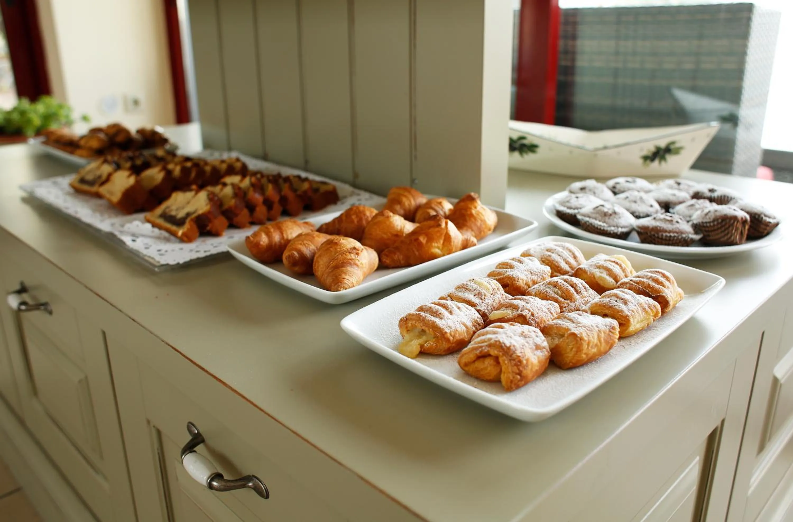 Buffet breakfast in Asteris Hotel