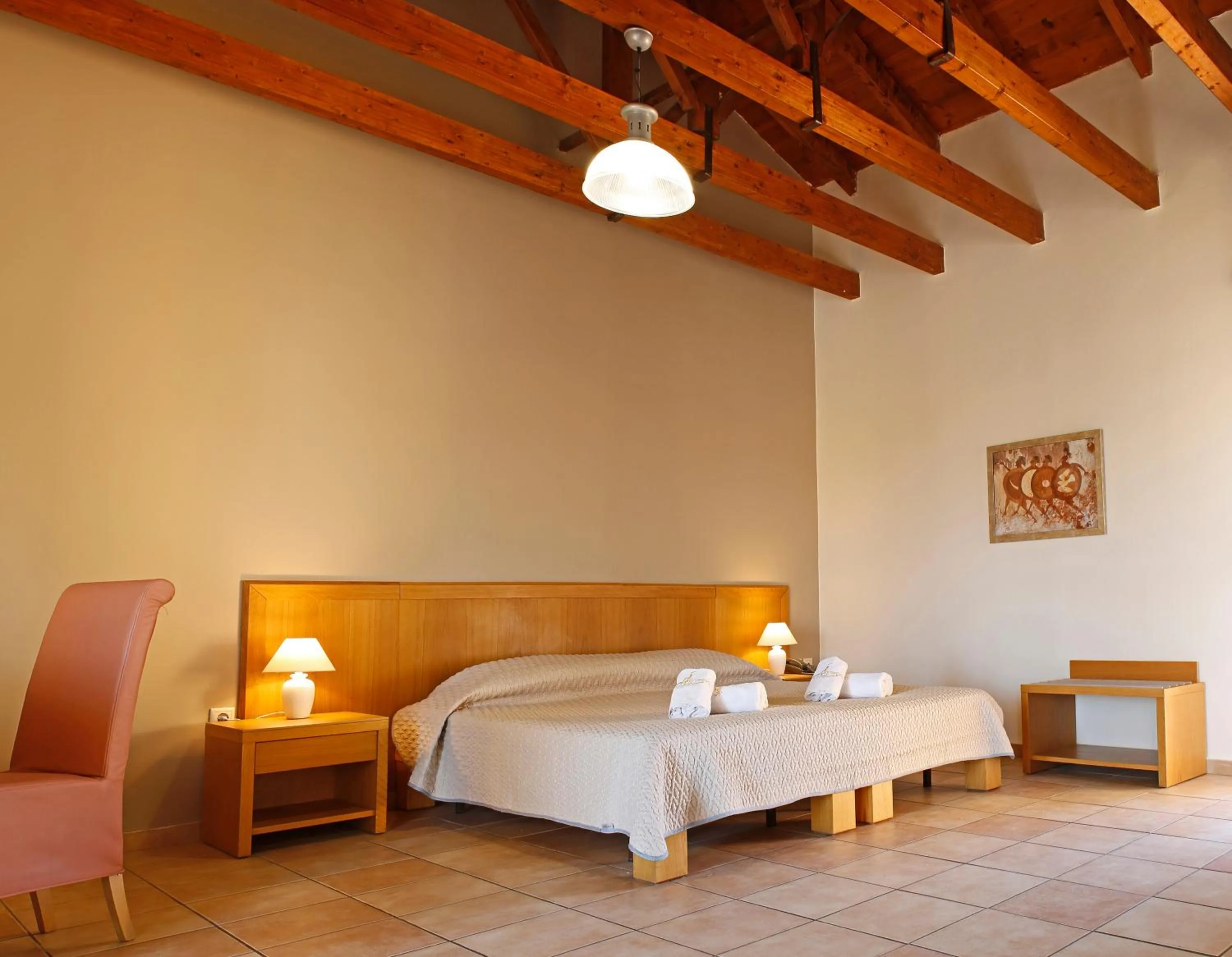 Bedroom, Bed in Asteris Hotel