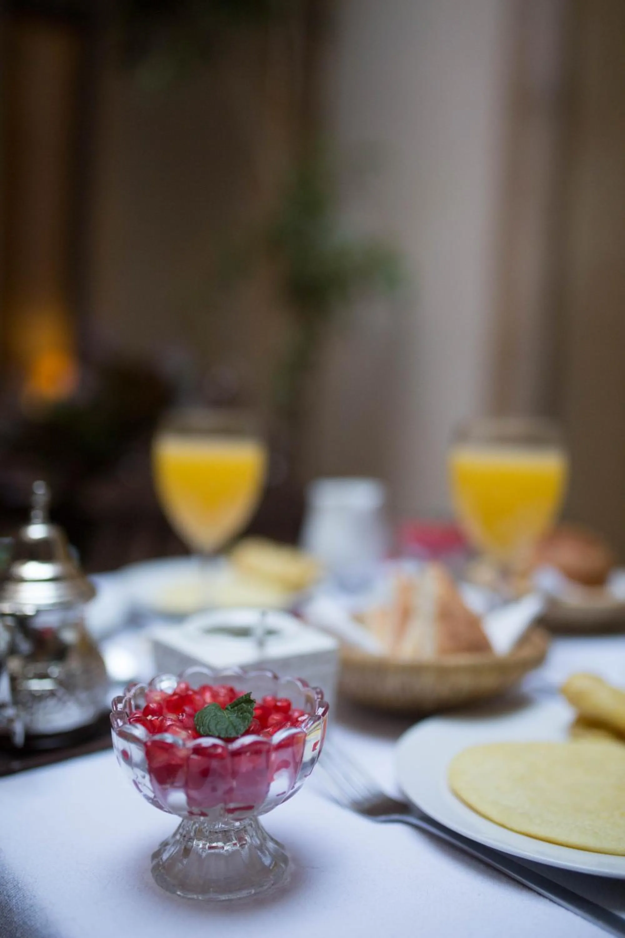 Continental breakfast in Riad Dar More