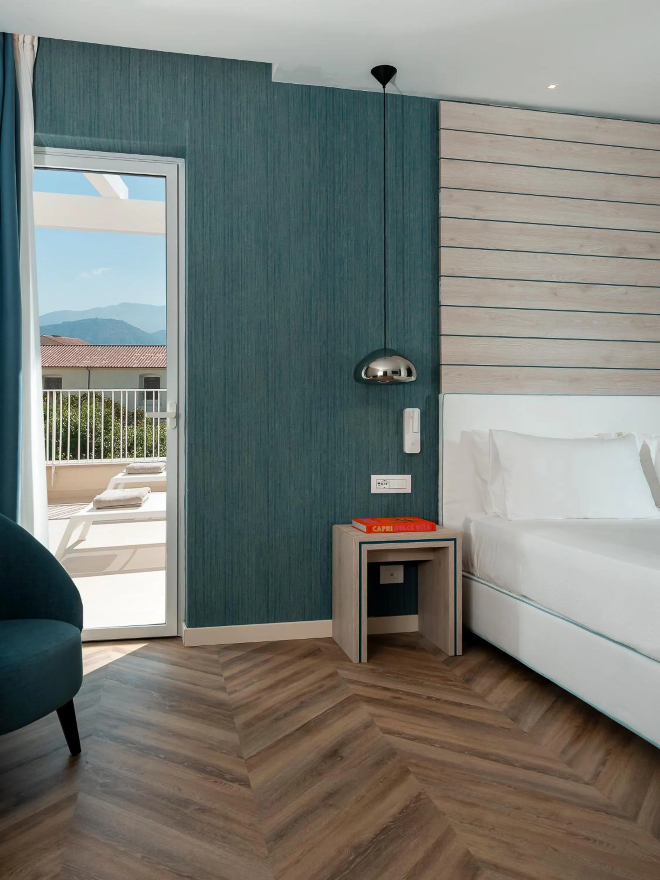 Bedroom, Bed in Hotel Tirrenia