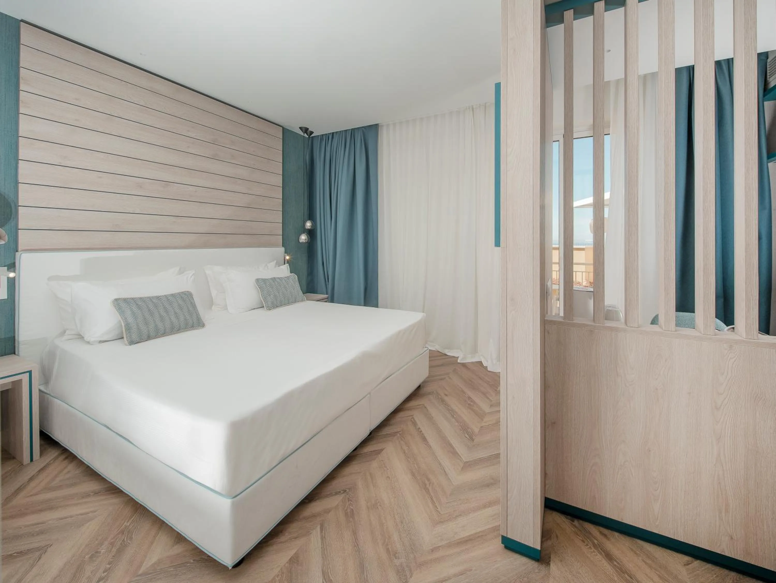 Bedroom, Bed in Hotel Tirrenia