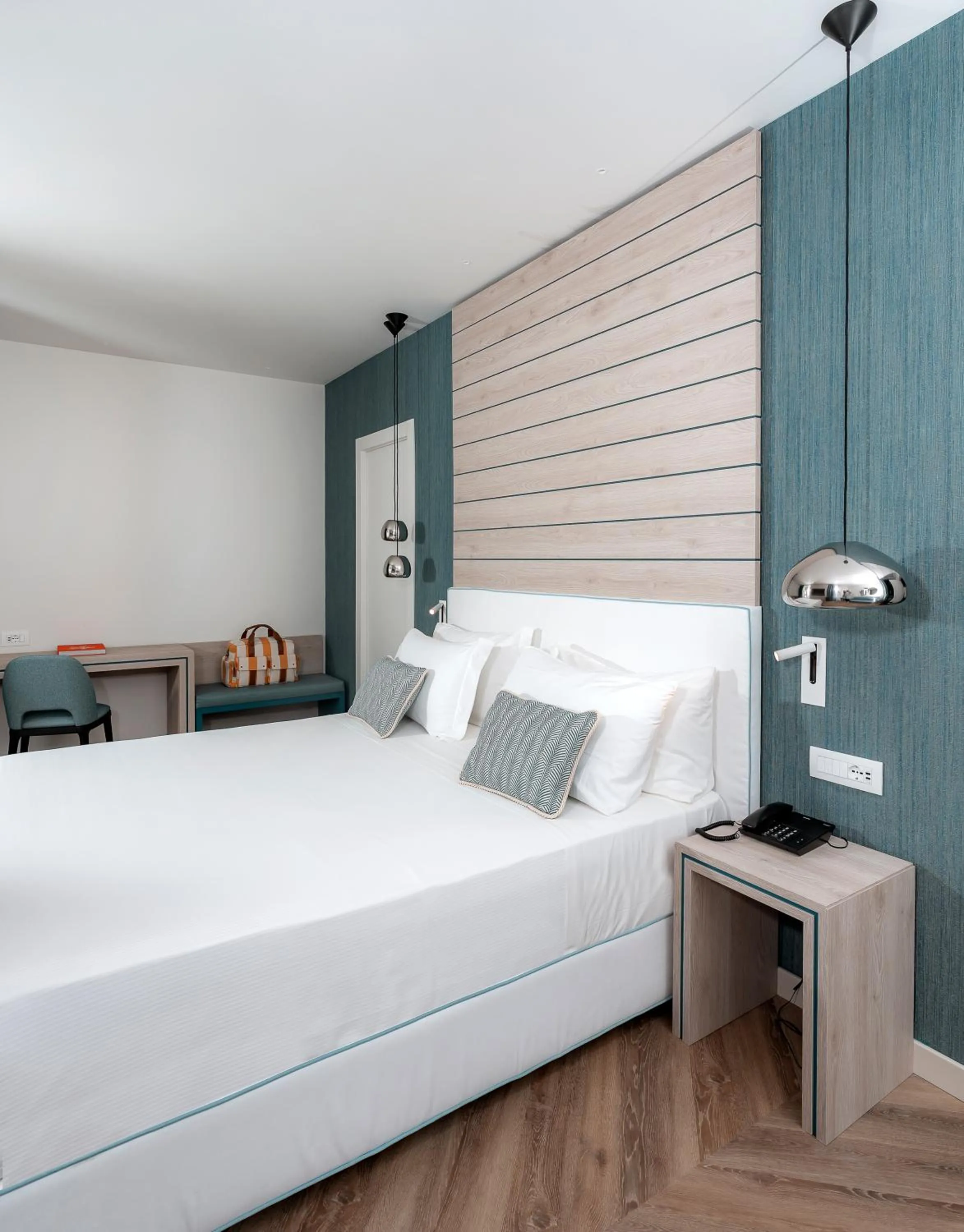Bedroom, Bed in Hotel Tirrenia