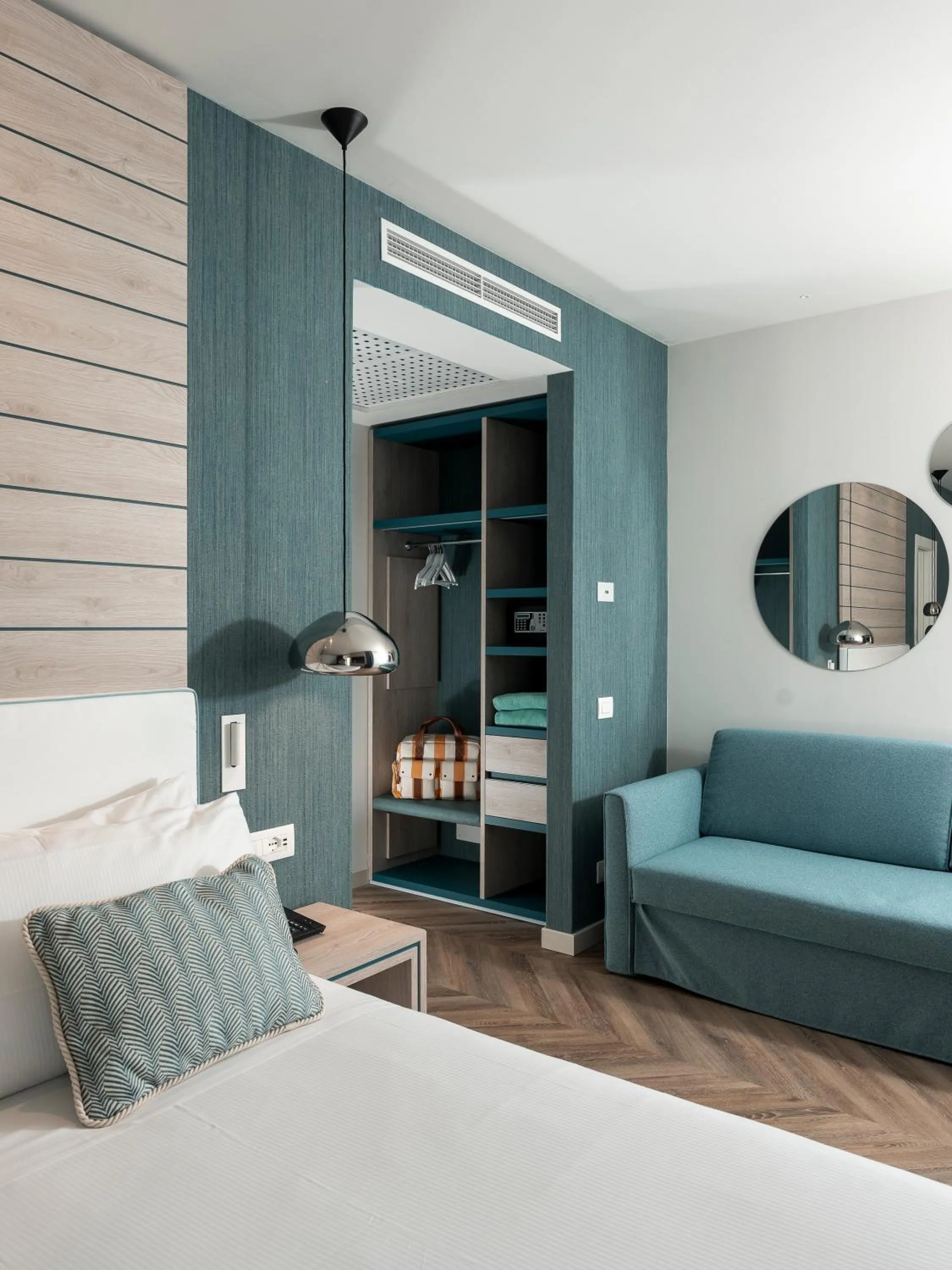 Bedroom, Bed in Hotel Tirrenia