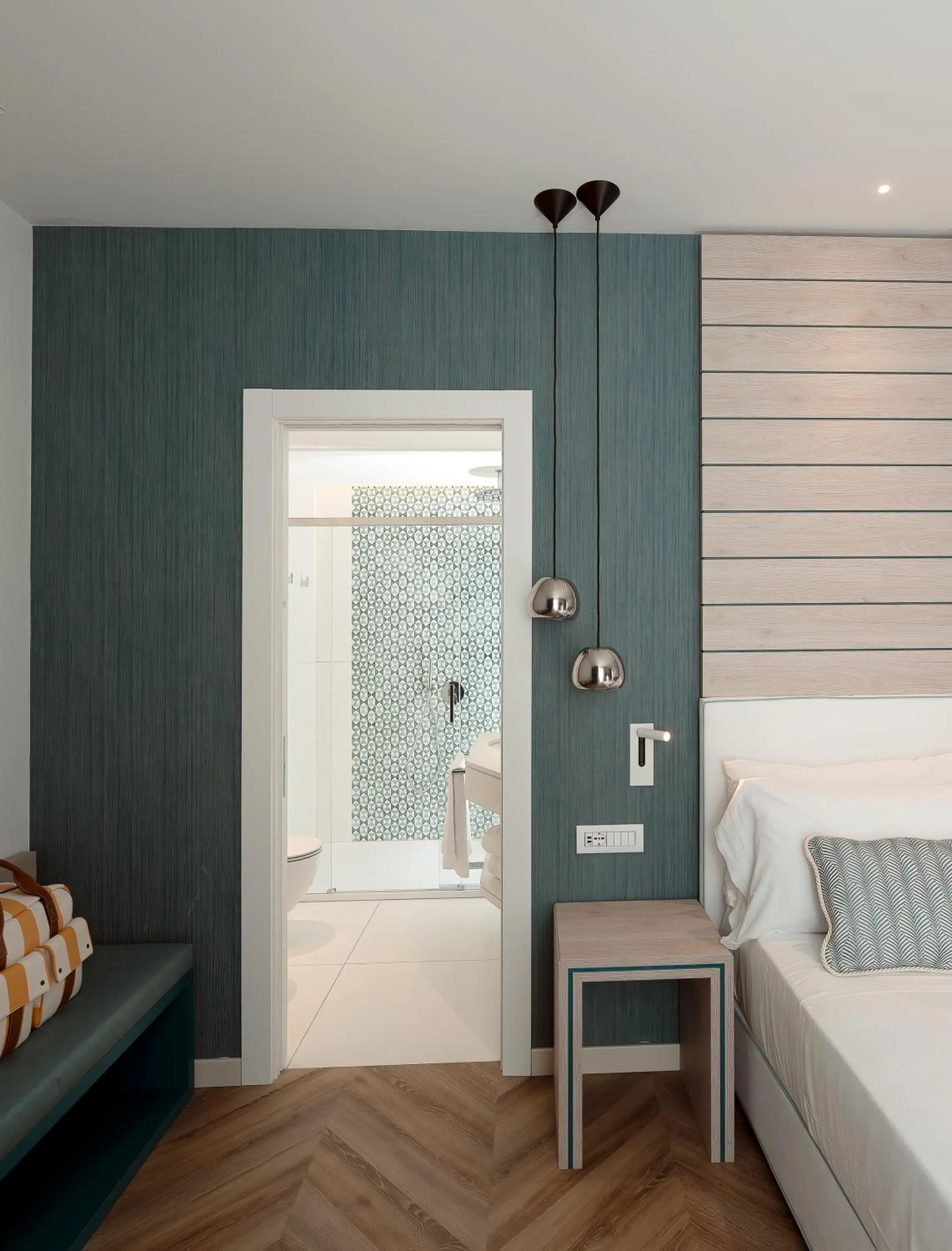 Bedroom, Bed in Hotel Tirrenia
