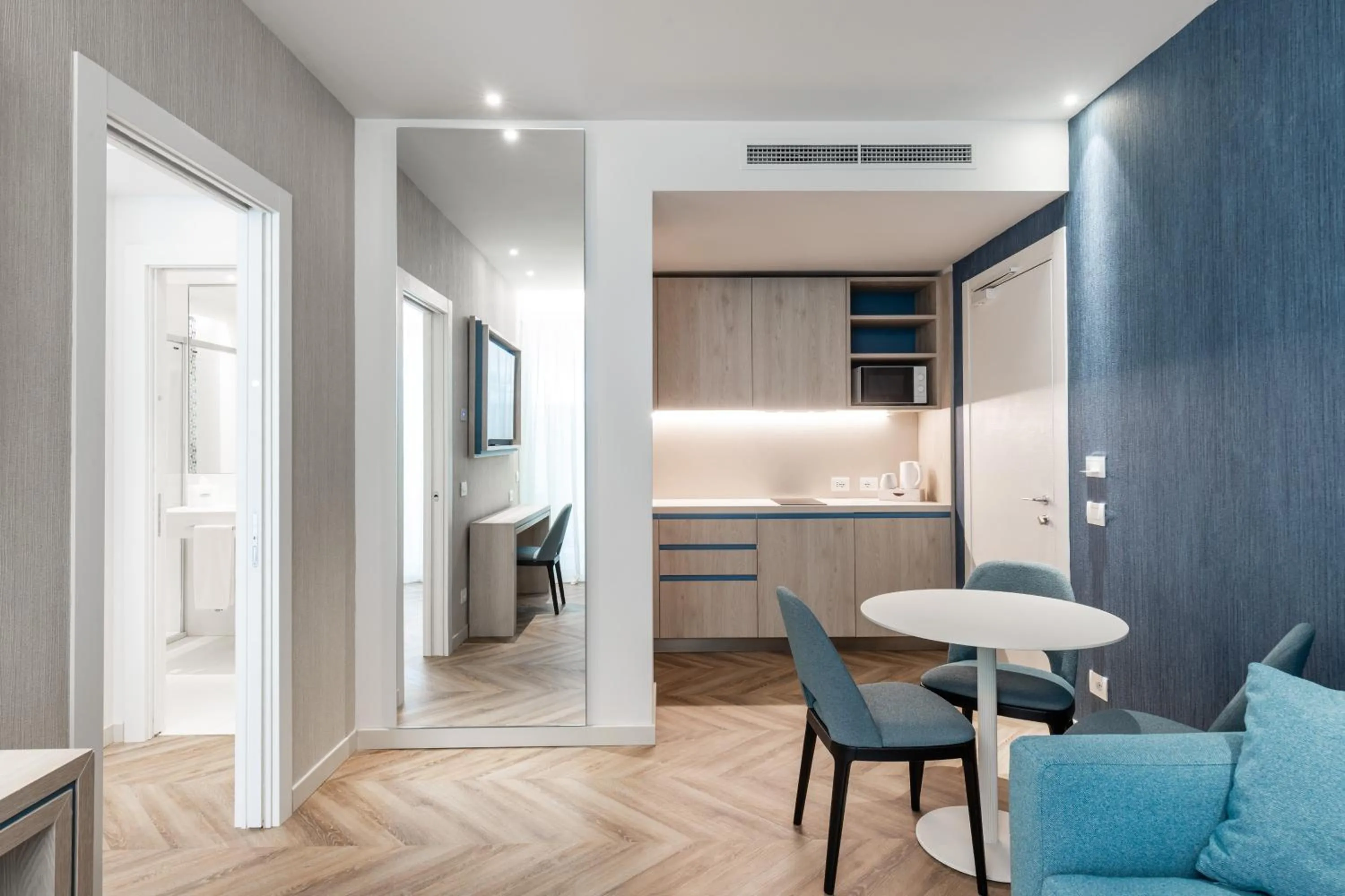 Kitchen or kitchenette in Hotel Tirrenia