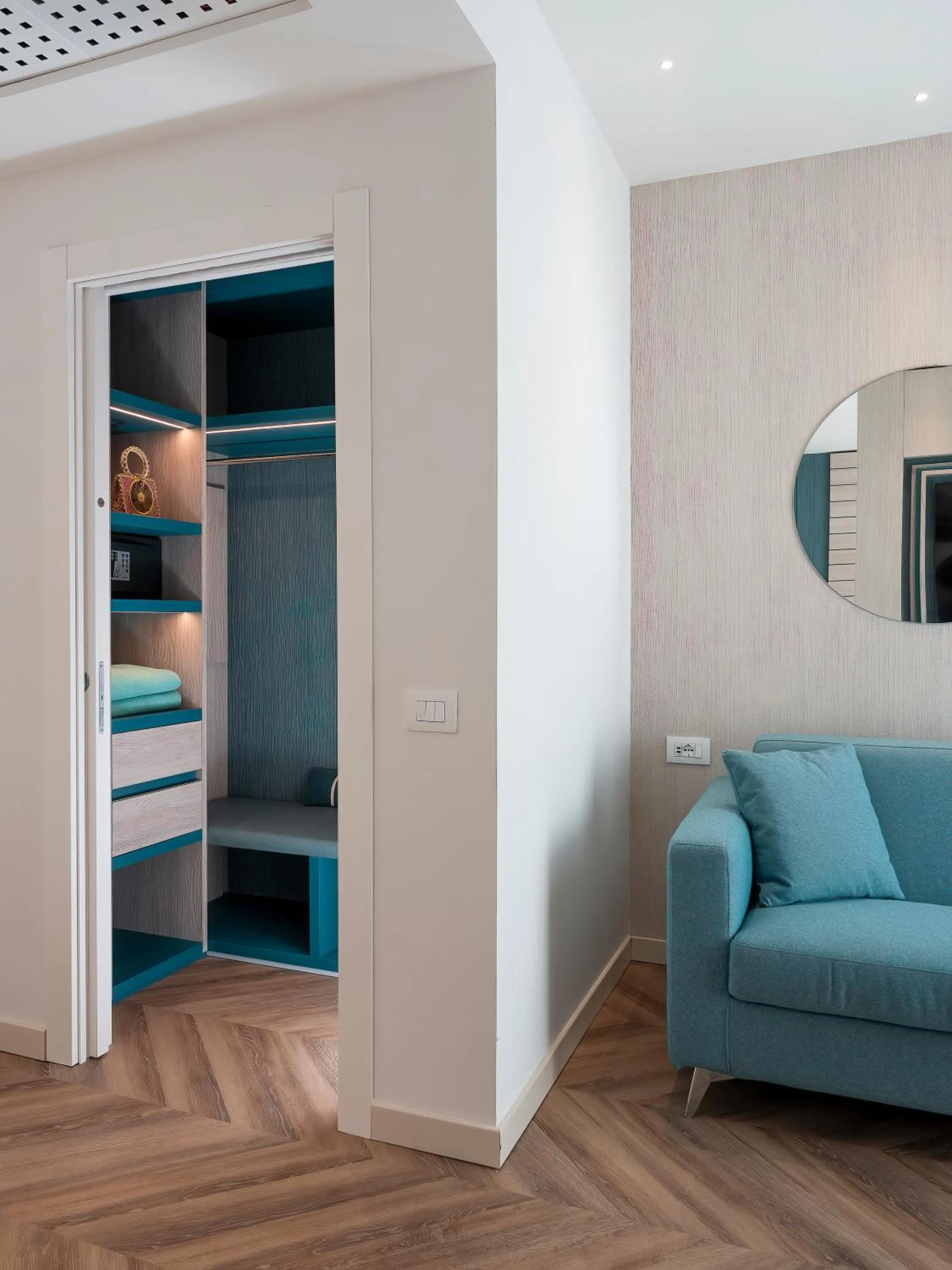 Bedroom, Bed in Hotel Tirrenia