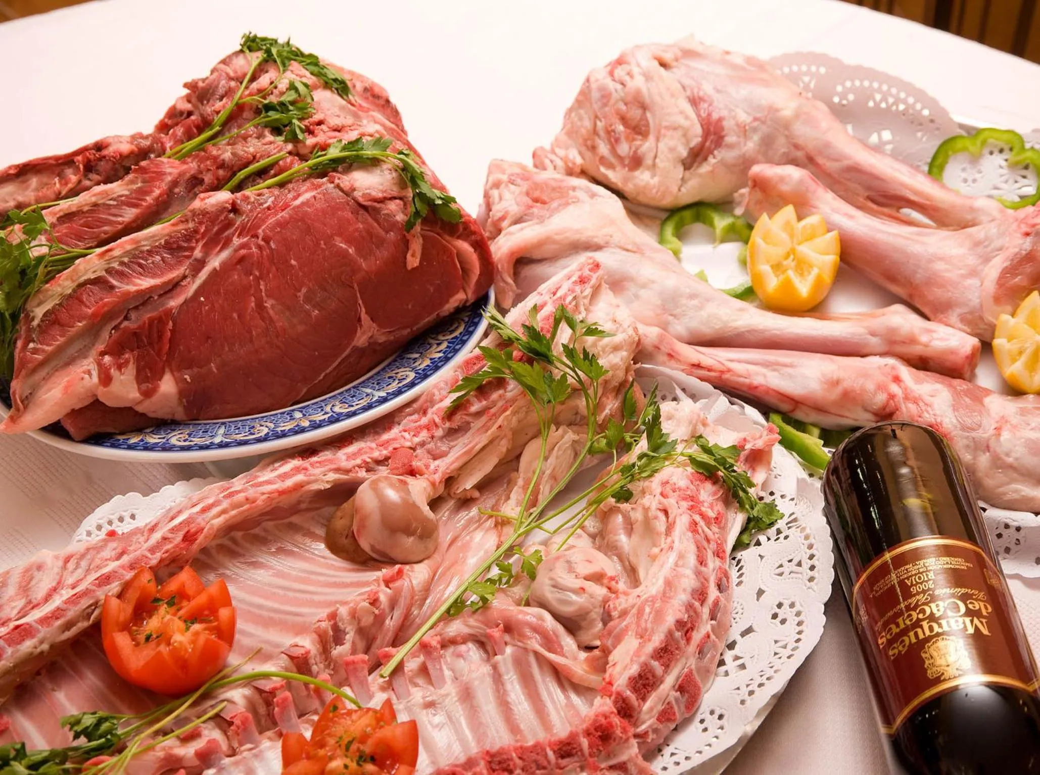 Food close-up in Hotel Rural "Victoria"