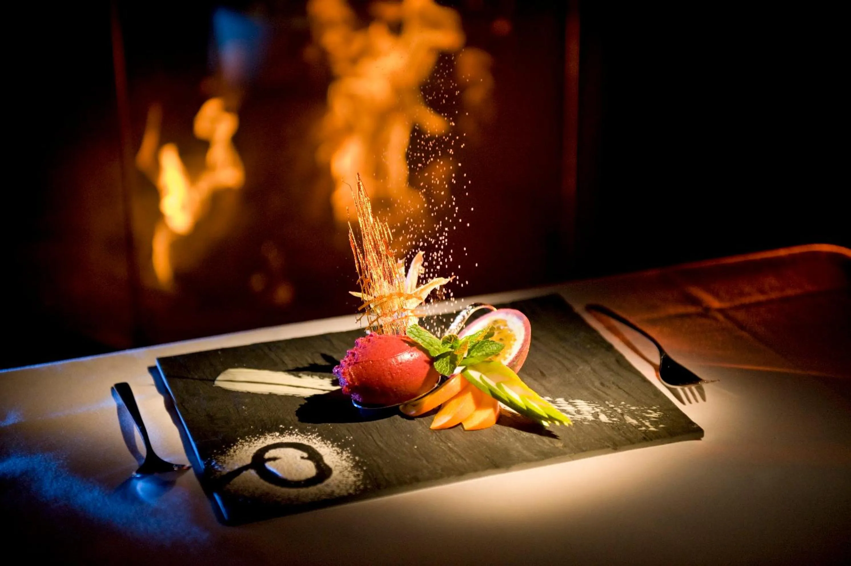 Food and drinks in Hotel Quellenhof Leukerbad