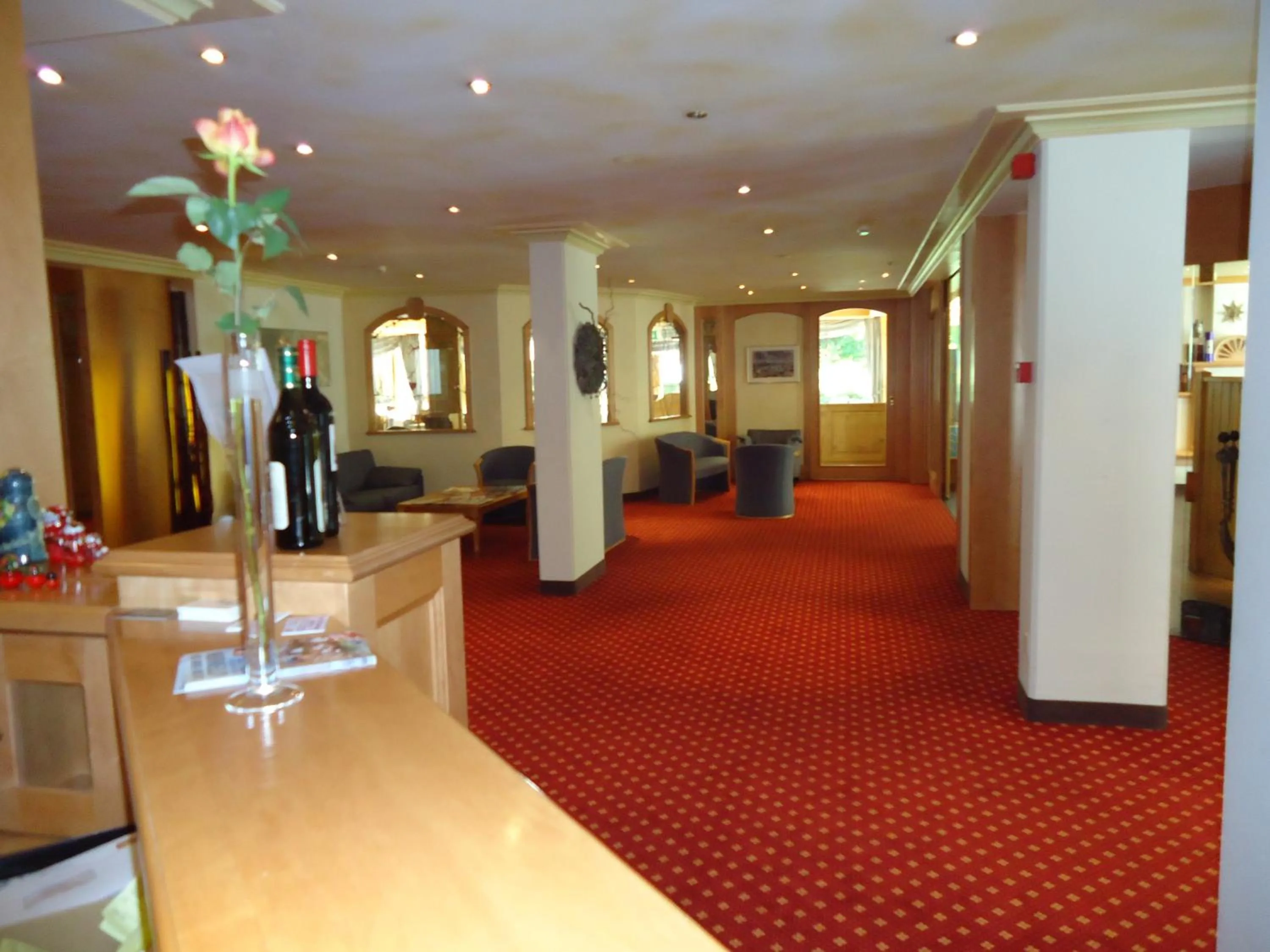 Lobby or reception in Hotel Quellenhof Leukerbad