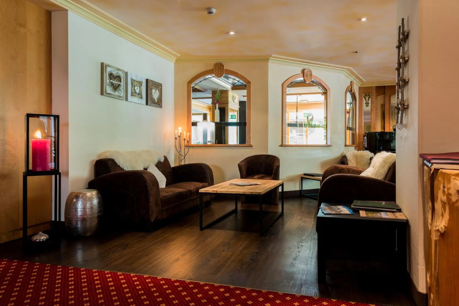 Lobby or reception in Hotel Quellenhof Leukerbad