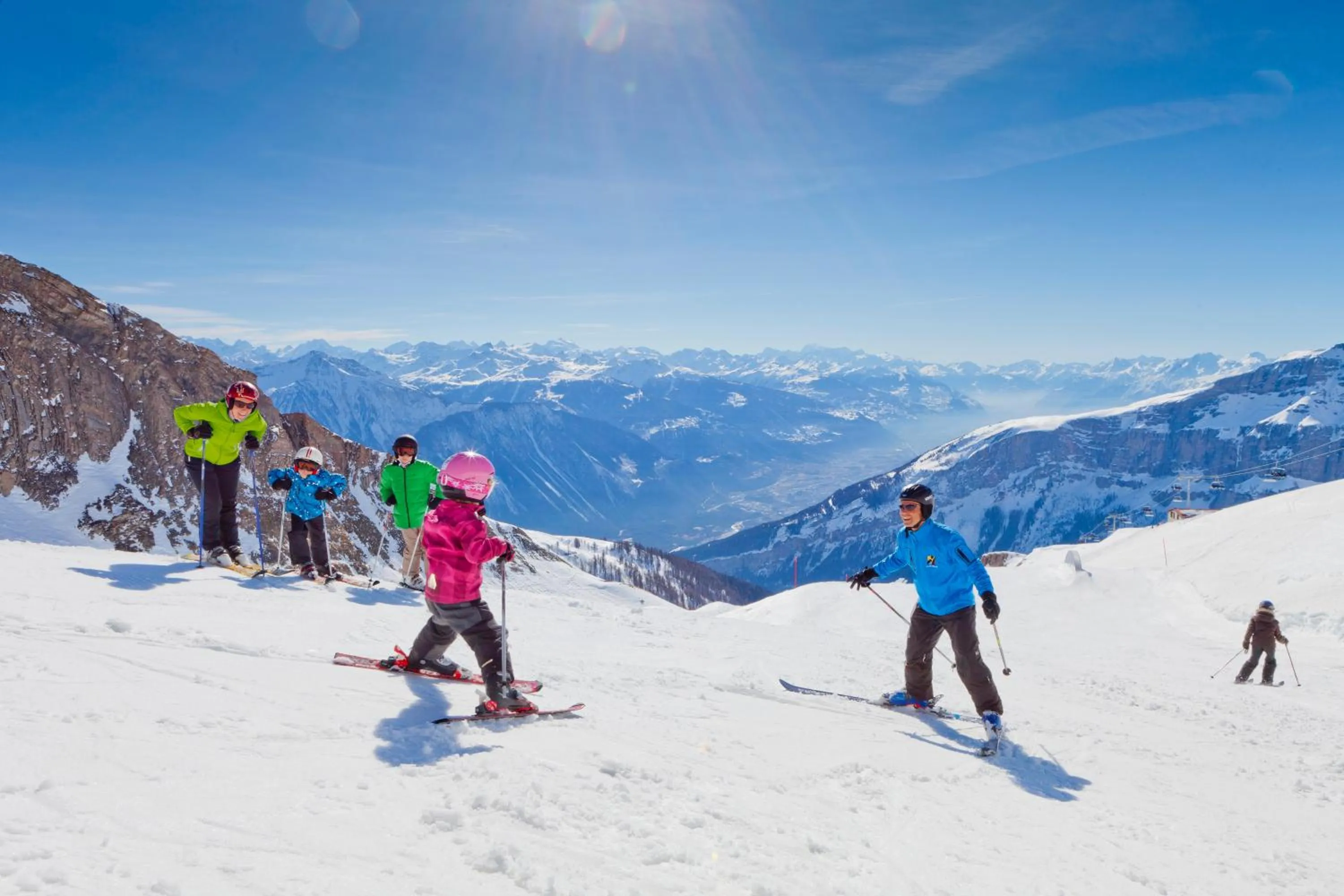 Skiing in Hotel Quellenhof Leukerbad