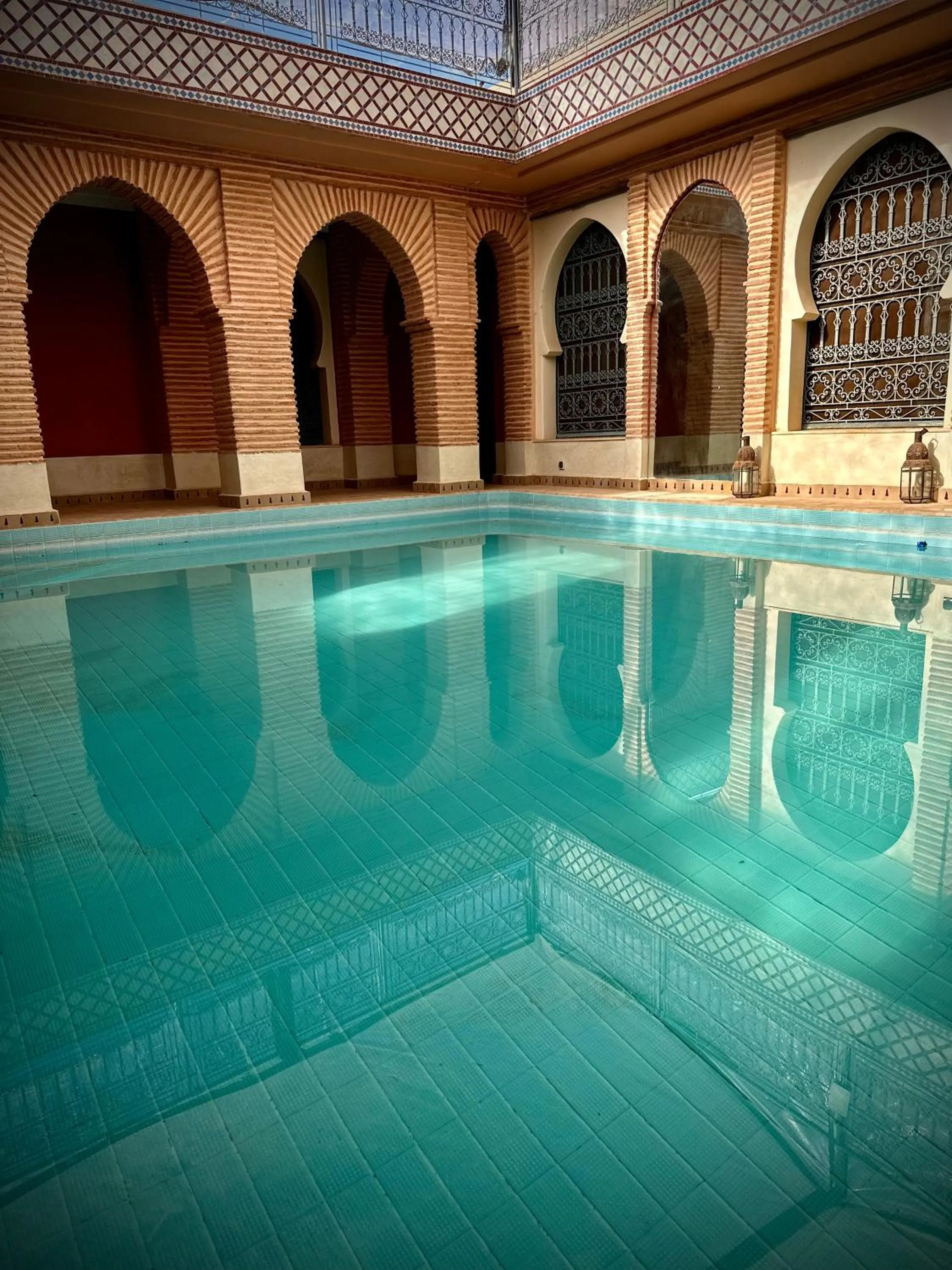 Pool view in Palais Riad Berbère