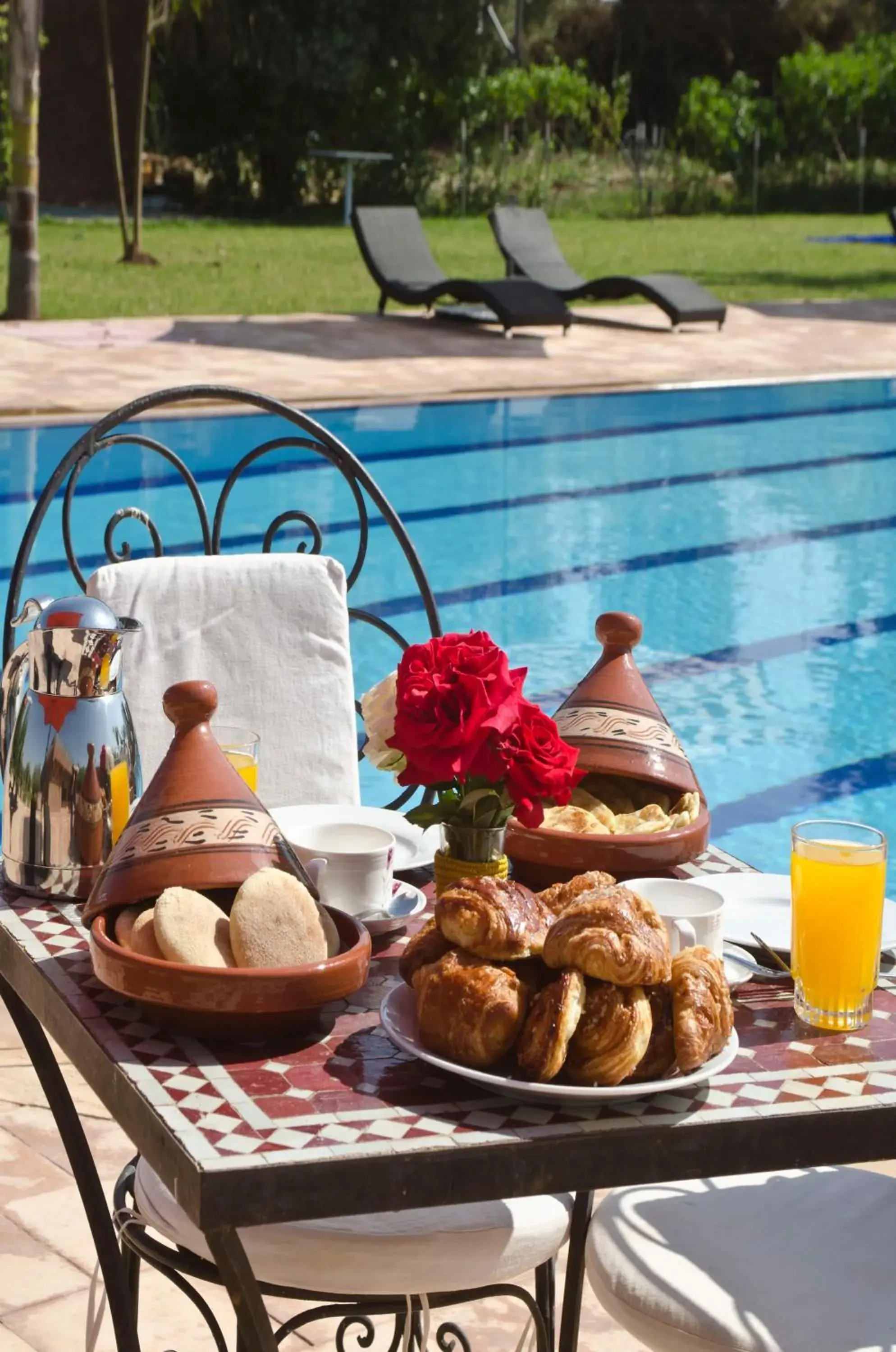 Breakfast in Palais Riad Berbère Breakfast in Palais Riad Berbère