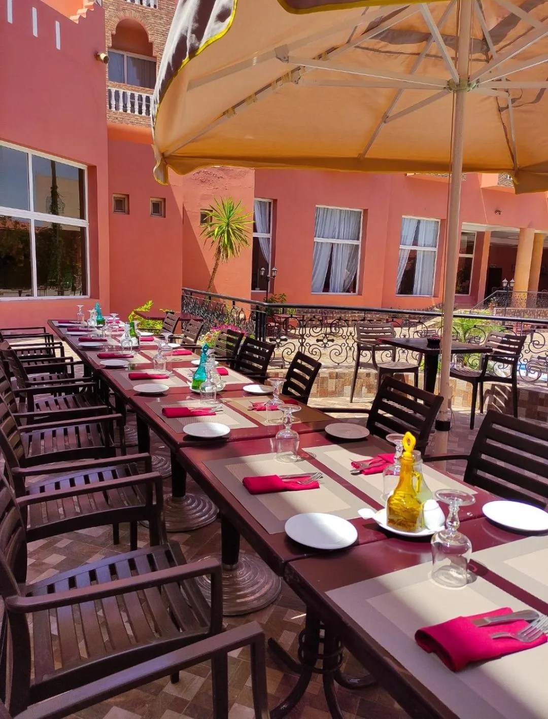 Patio in Hotel Idou Tiznit