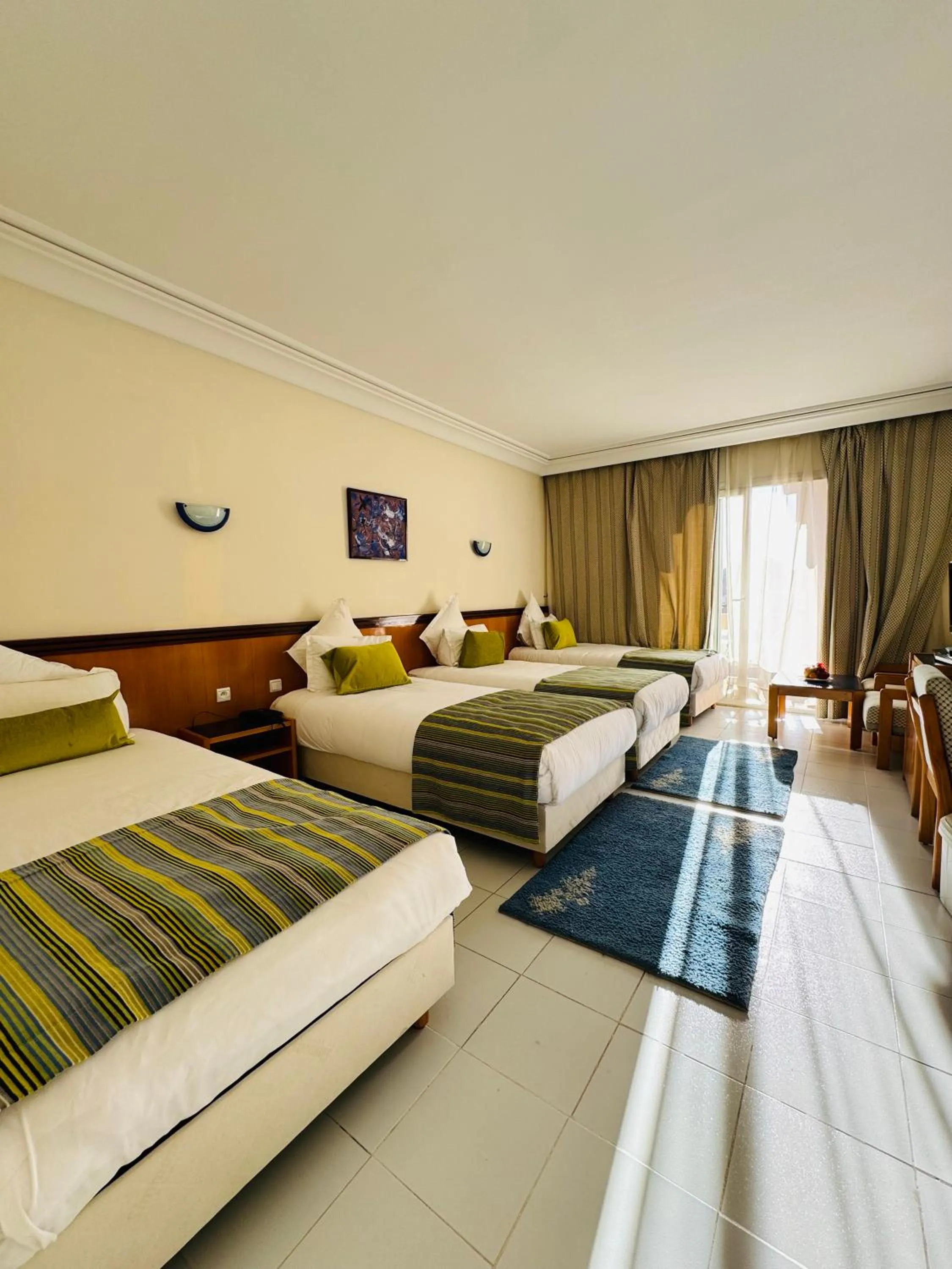 Bed in Hotel Idou Tiznit