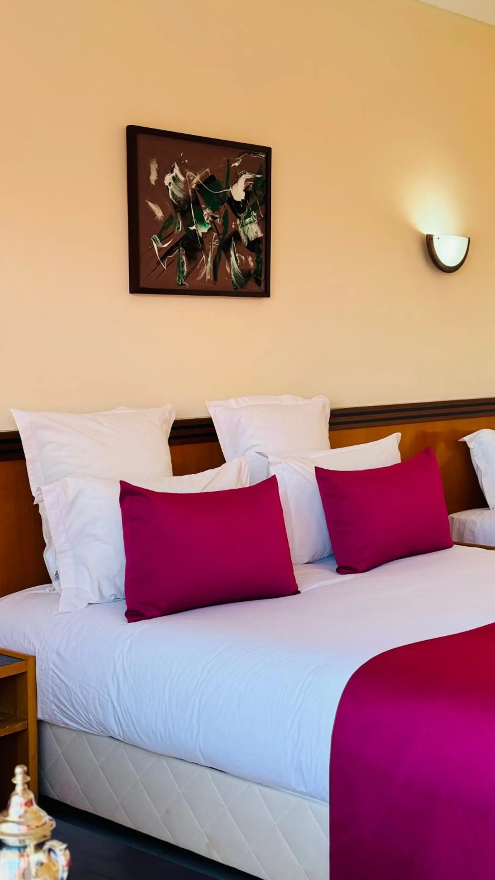 Bed in Hotel Idou Tiznit