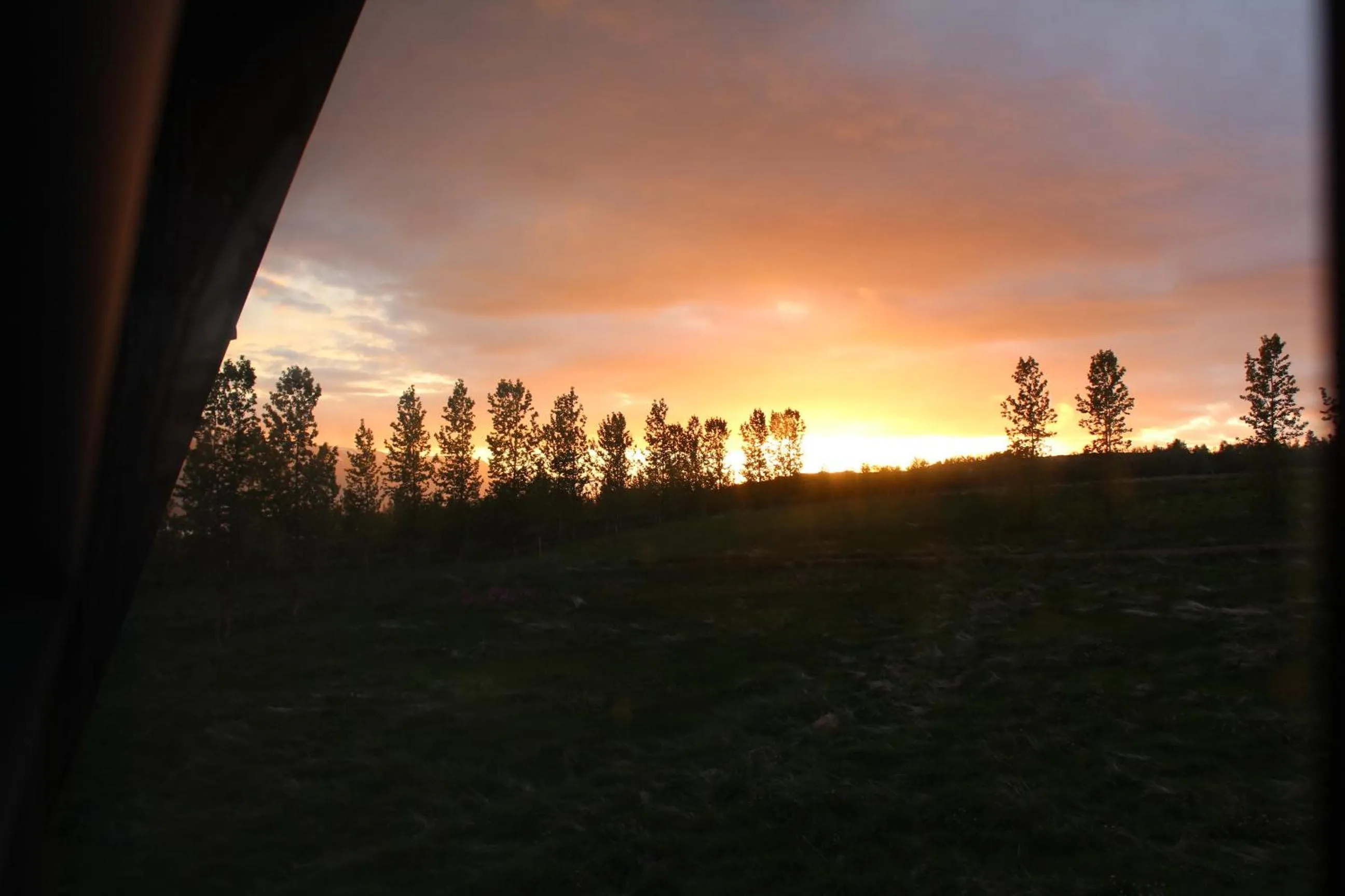 Landmark view in Akureyri Log Cottage