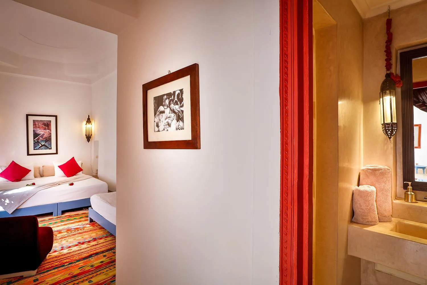 Bedroom, Bed in Hotel & Spa Dar Baraka & Karam