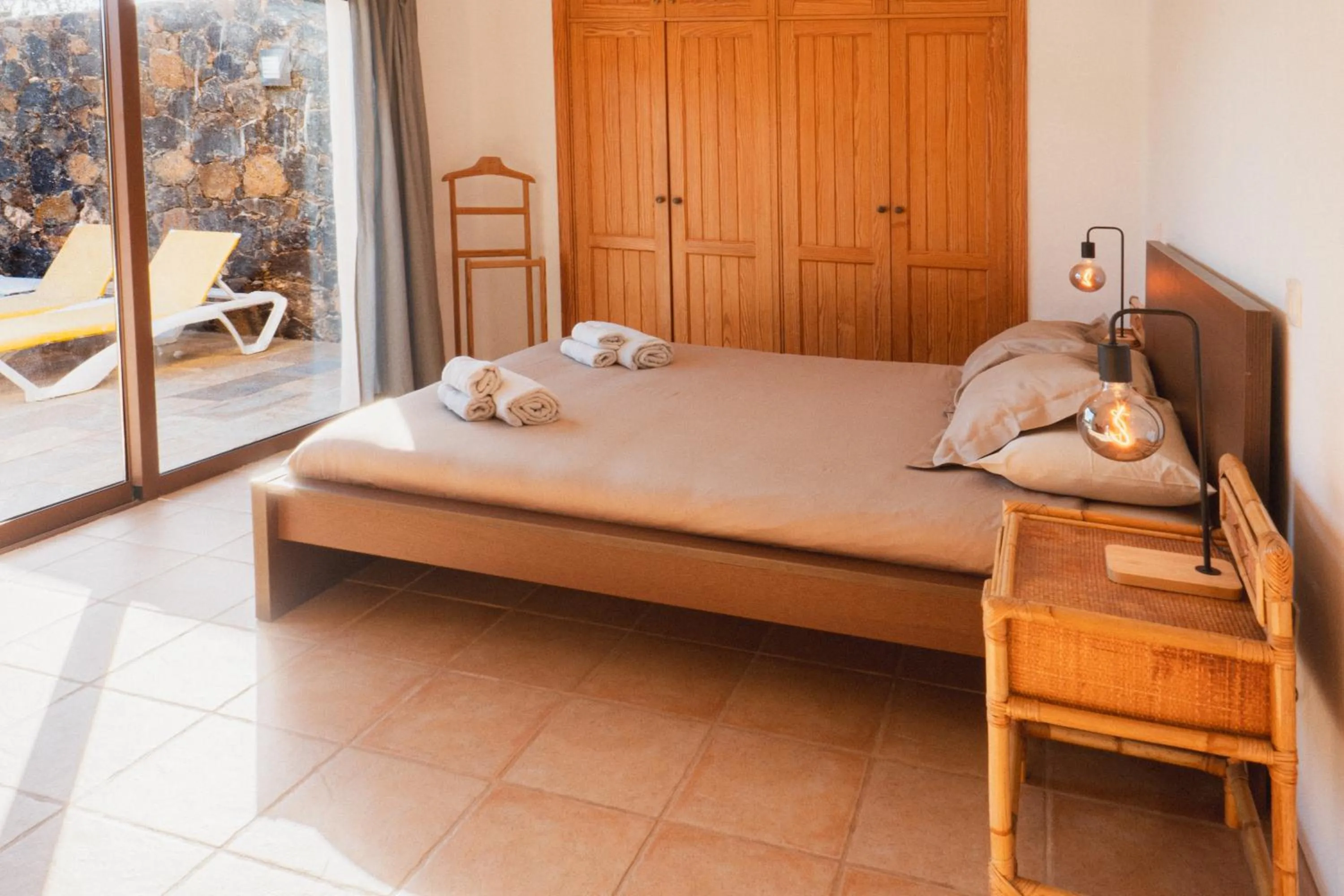 Bed in Villa Upupa