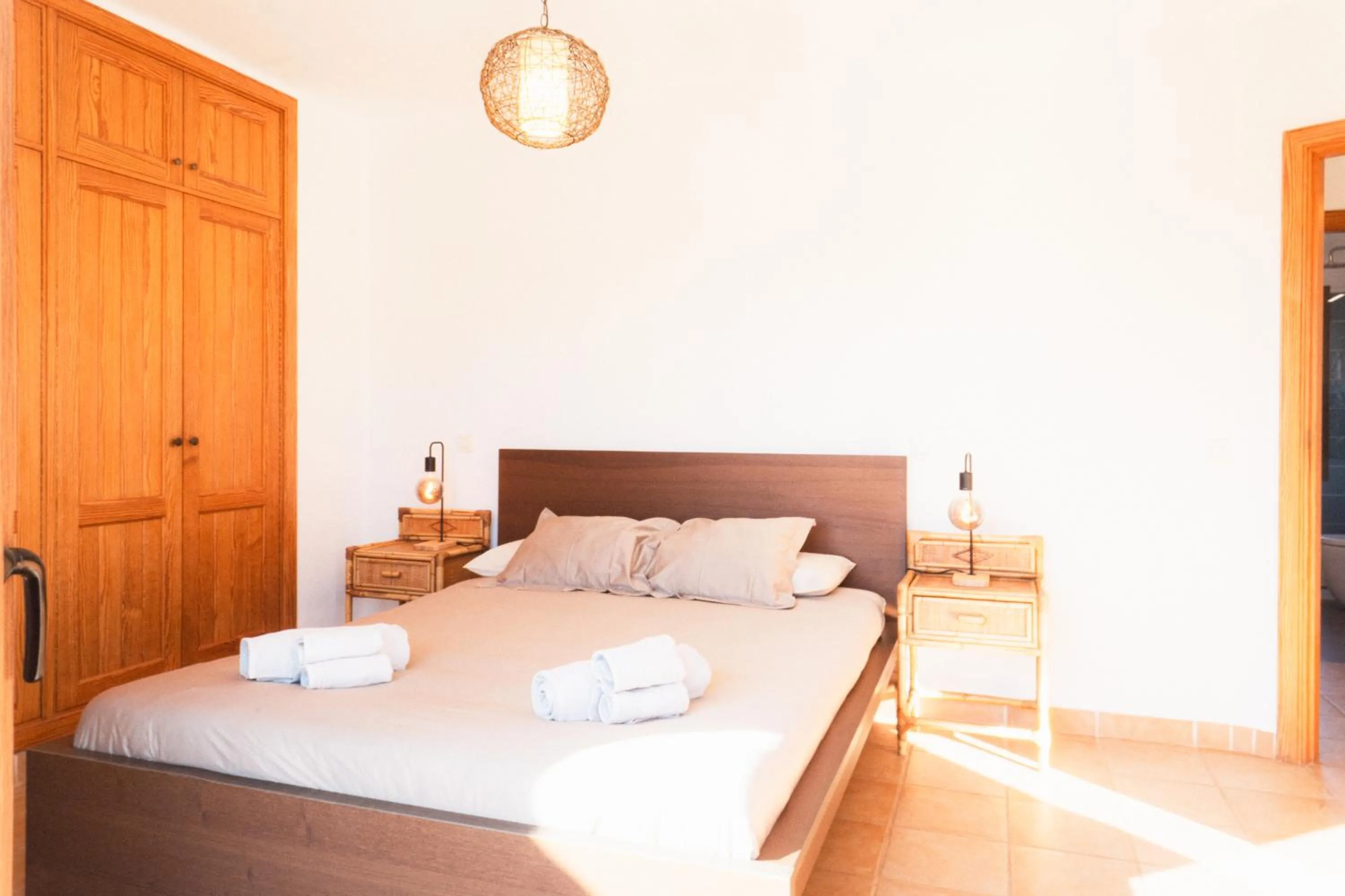 Bed in Villa Upupa