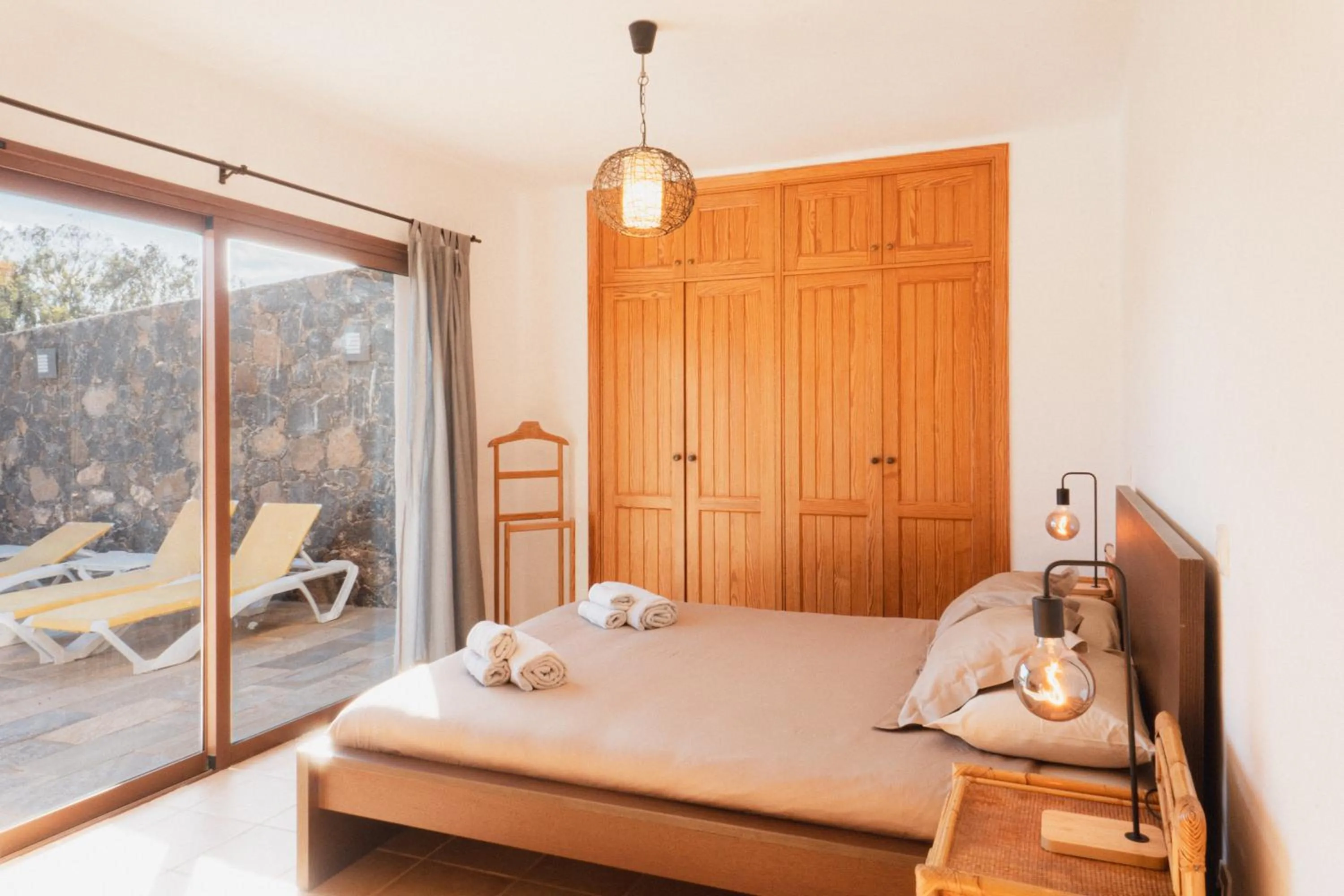 Bed in Villa Upupa