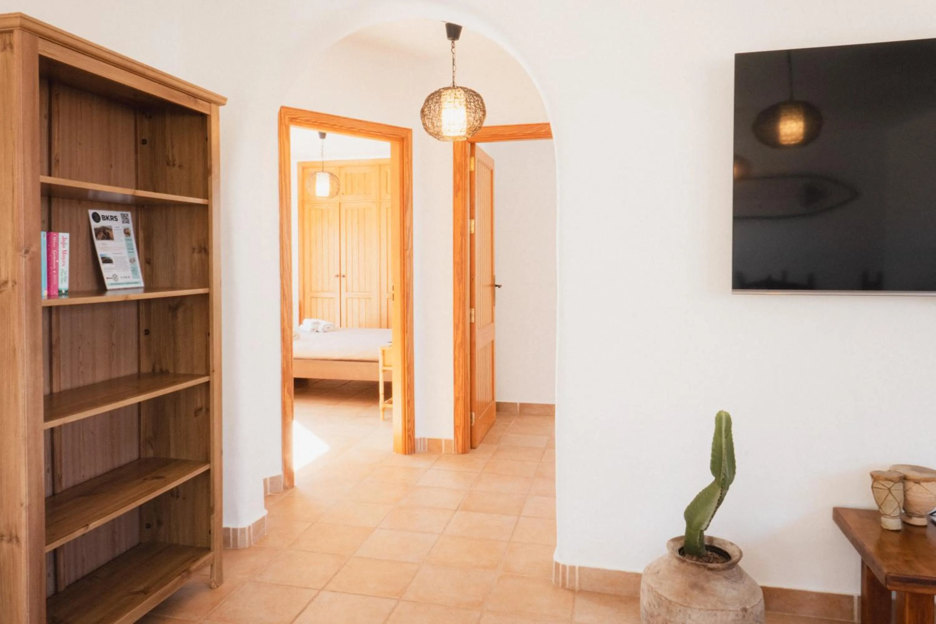 Living room, Bed in Villa Upupa