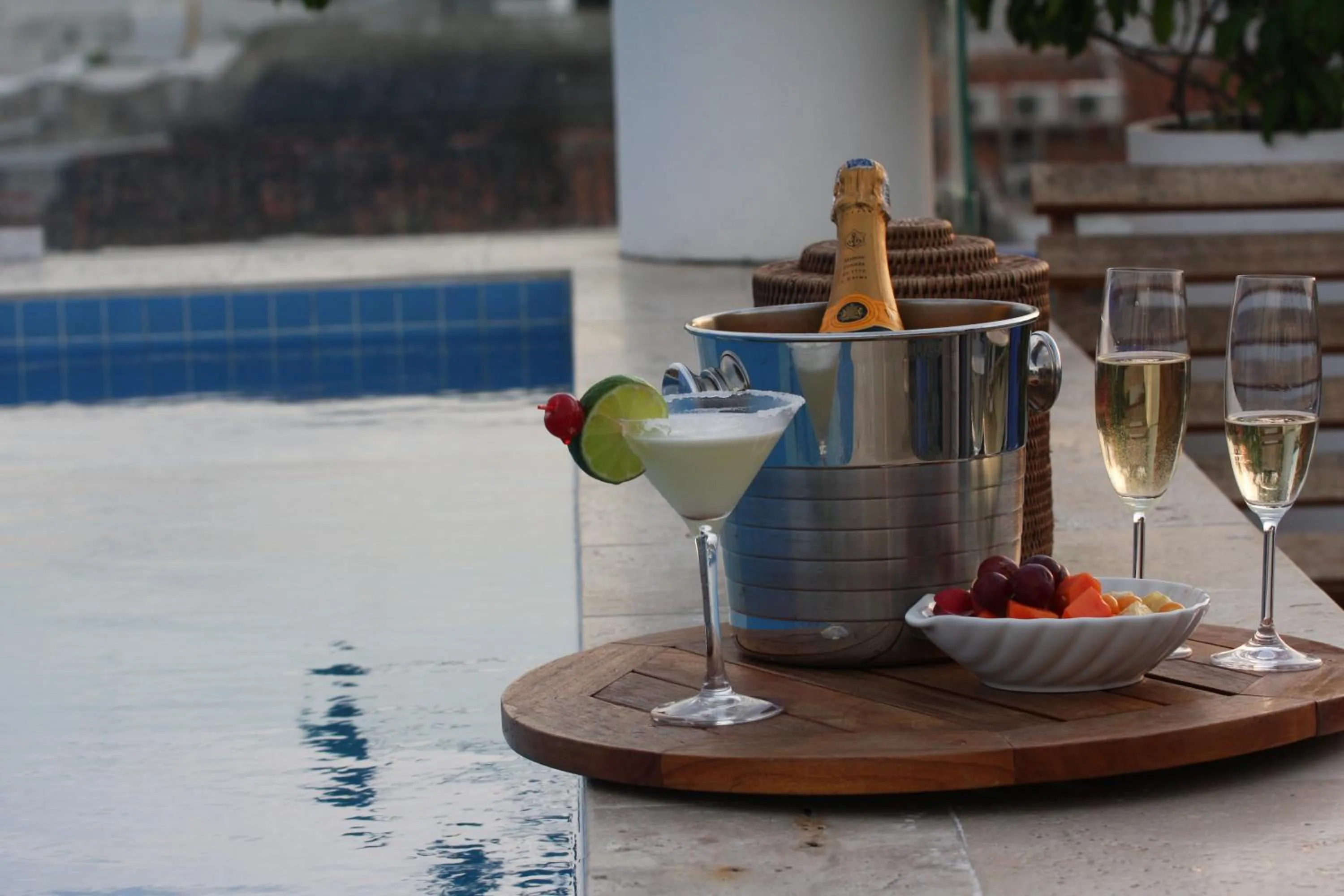 Swimming pool in Hotel Casa Quero