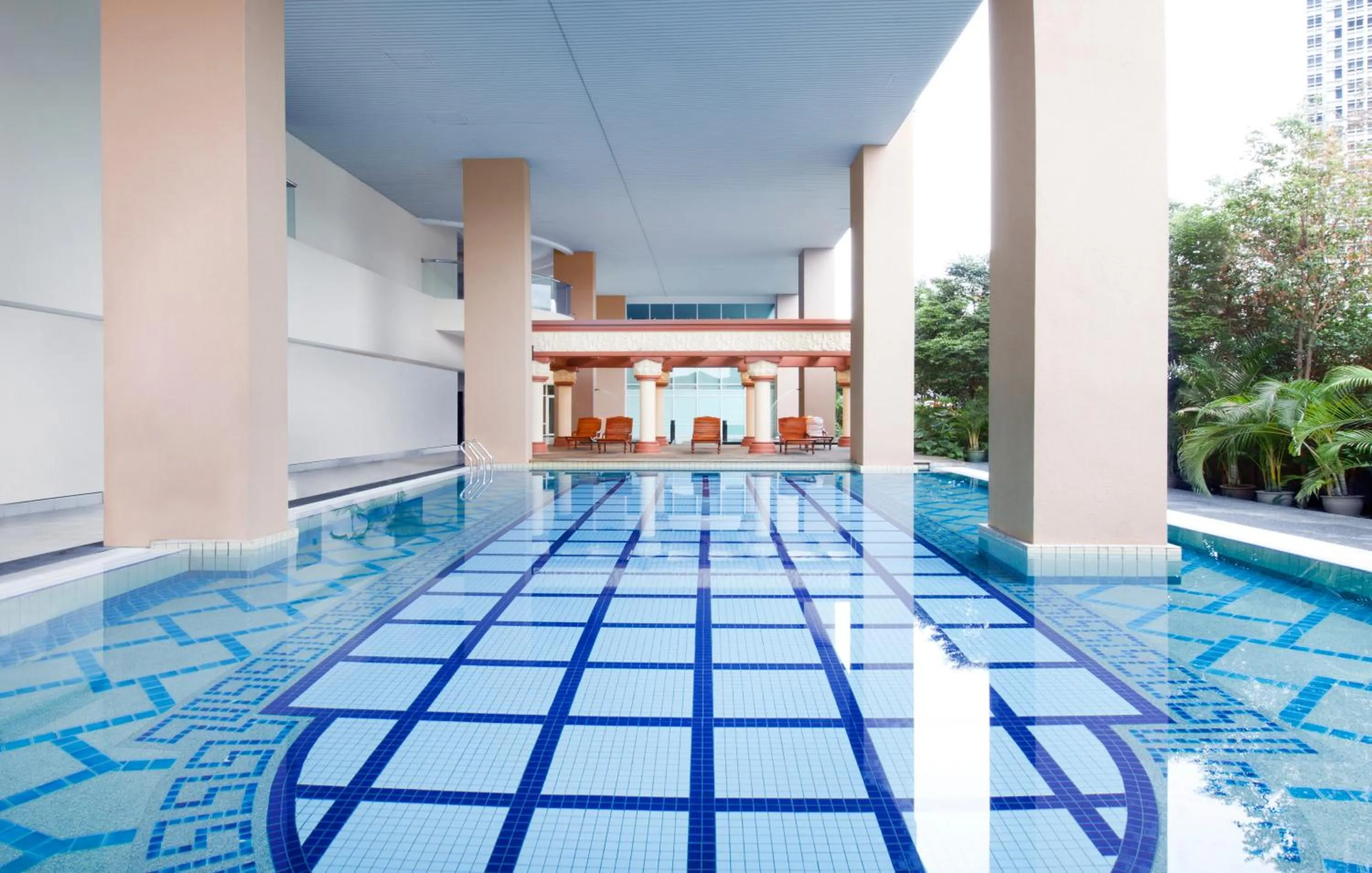 Swimming pool in Silka Maytower Kuala Lumpur