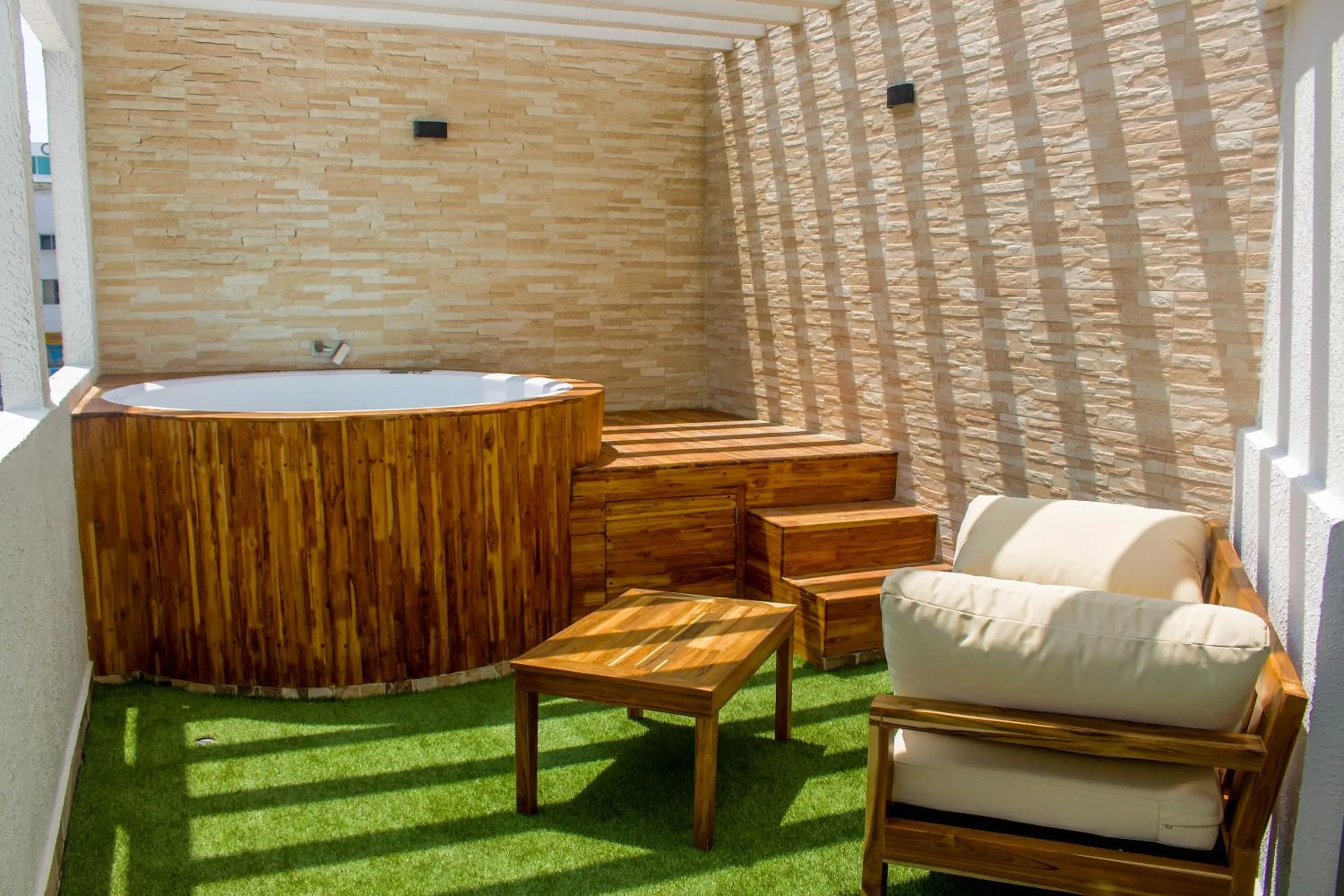 Patio in Hotel Dorado Plaza Bocagrande - All Inclusive