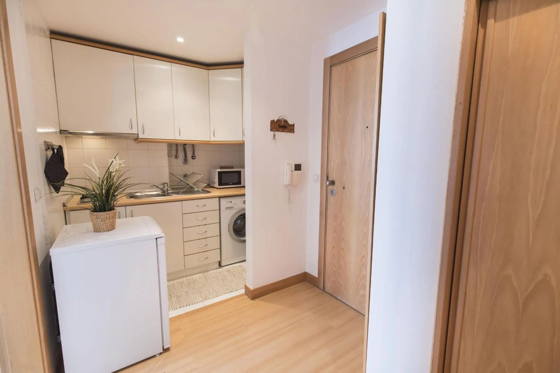 Kitchen or kitchenette in LovelyStay - Charming Marques Flat