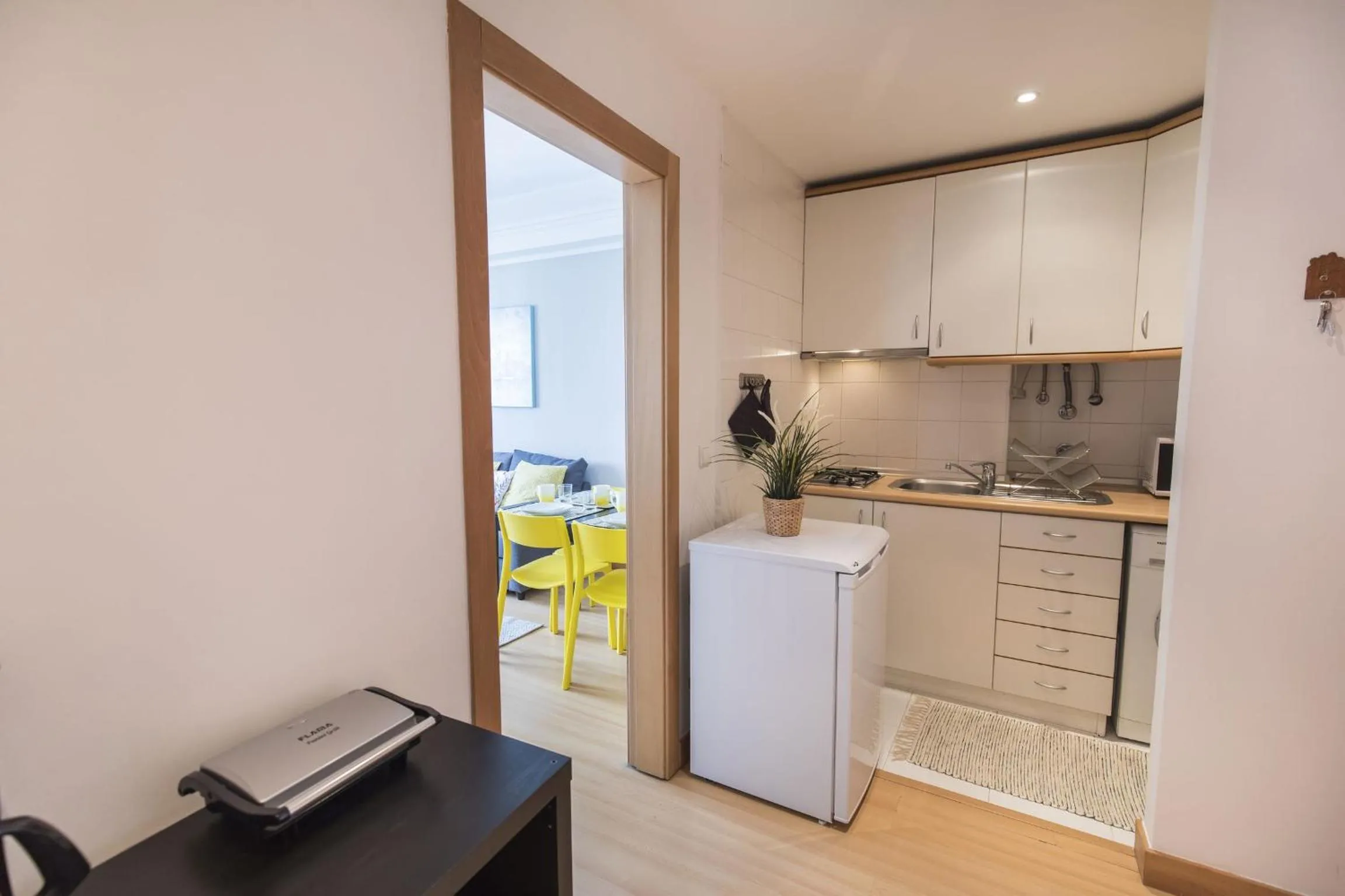 Kitchen or kitchenette in LovelyStay - Charming Marques Flat