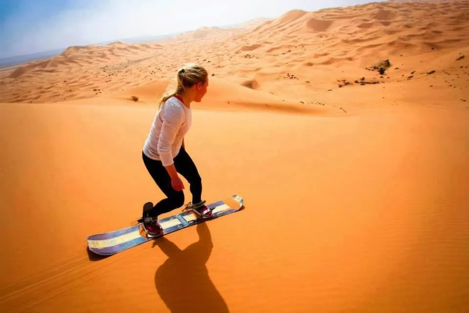 Skiing in Camp Sahara Holidays