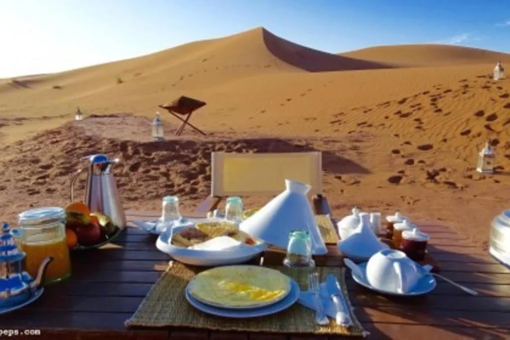 Food and drinks in Camp Sahara Holidays