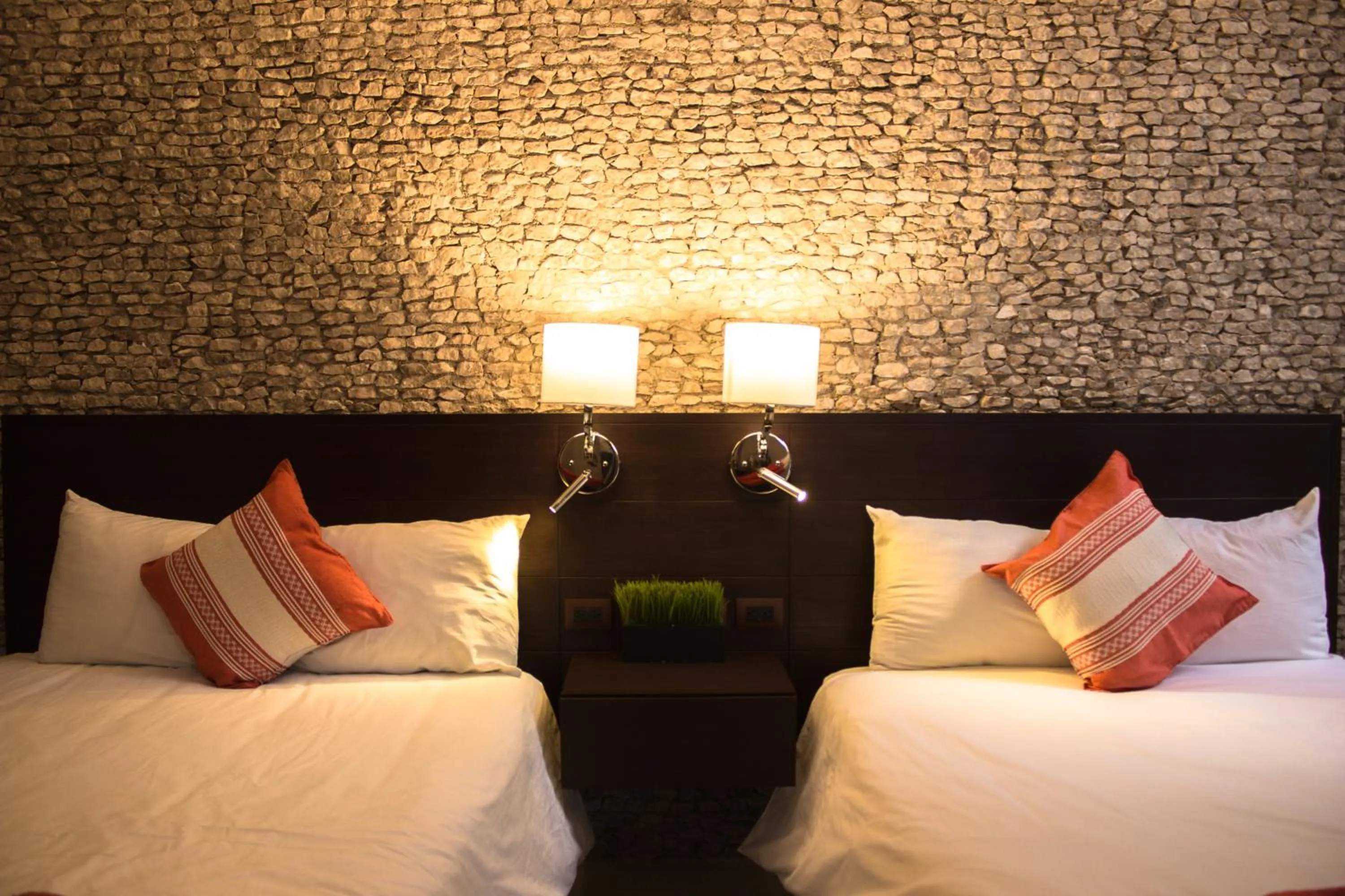 Bed in Hotel Marionetas