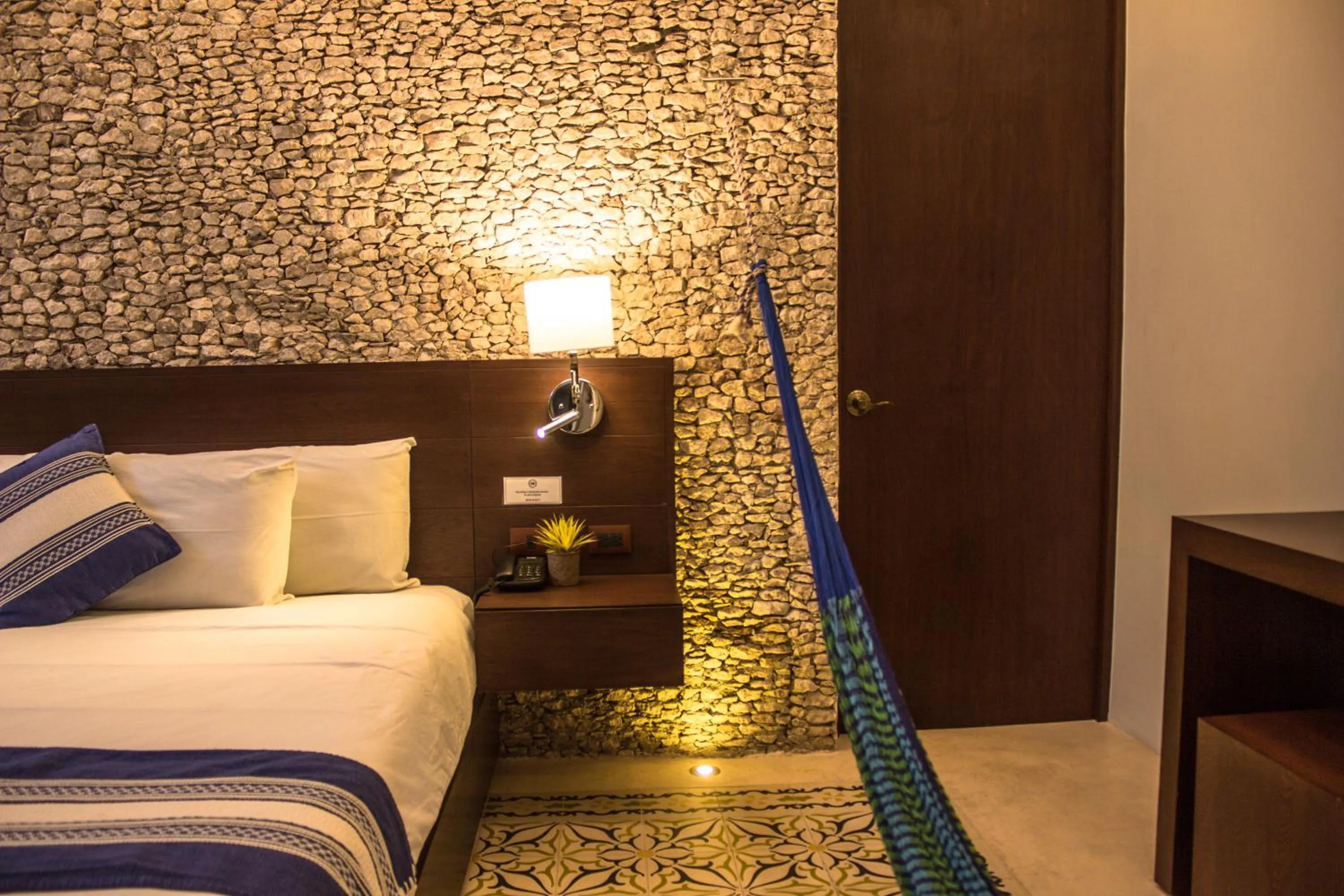 Bed in Hotel Marionetas